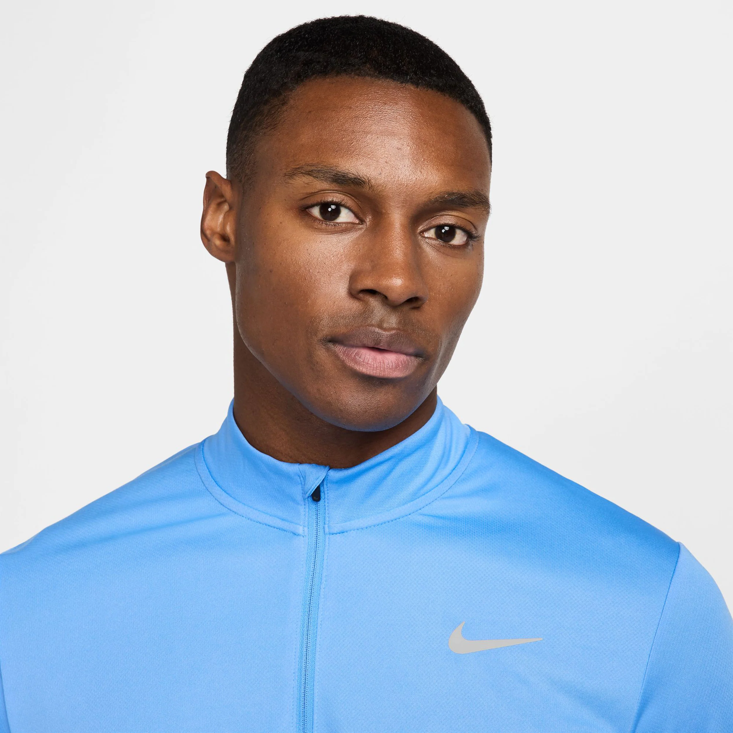 Pacer Half-Zip Laufshirt Herren - hellblau - Image 6
