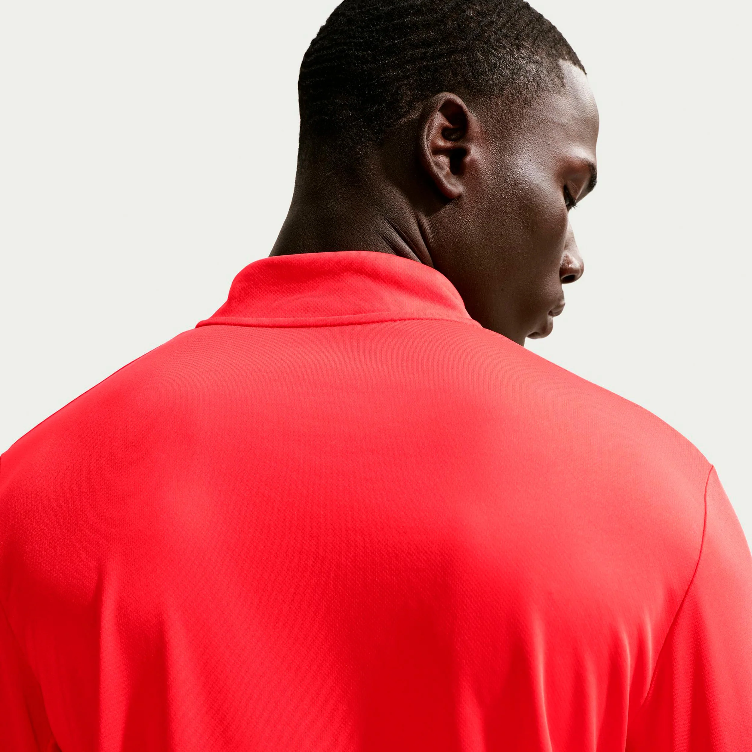 Pacer Half-Zip Laufshirt Herren - hellrot, silber - Image 4