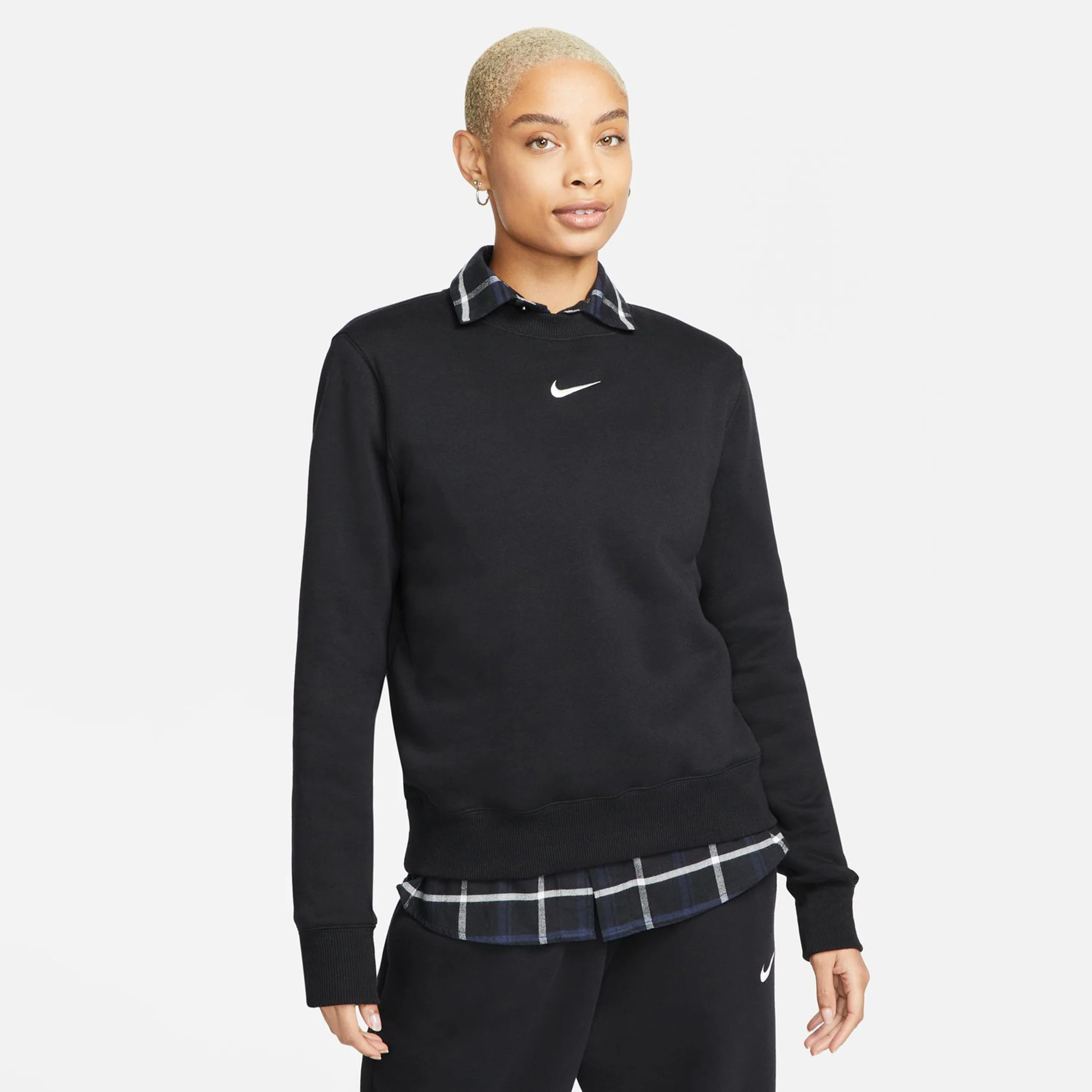 PHNX Fleece STD Crew Sweatshirt Damen-Schwarz - Image 4