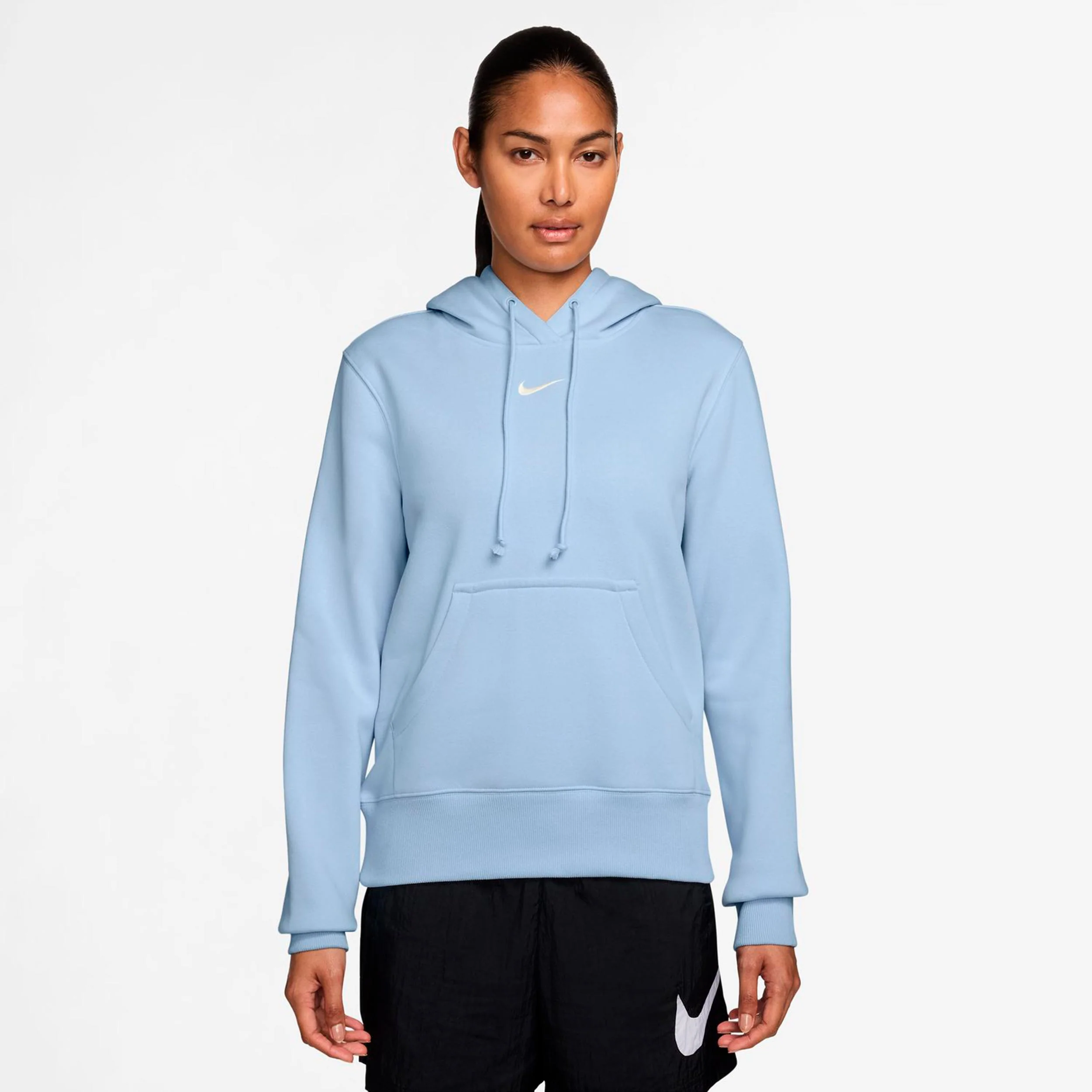Phoenix Fleece Hoody Damen - hellblau
