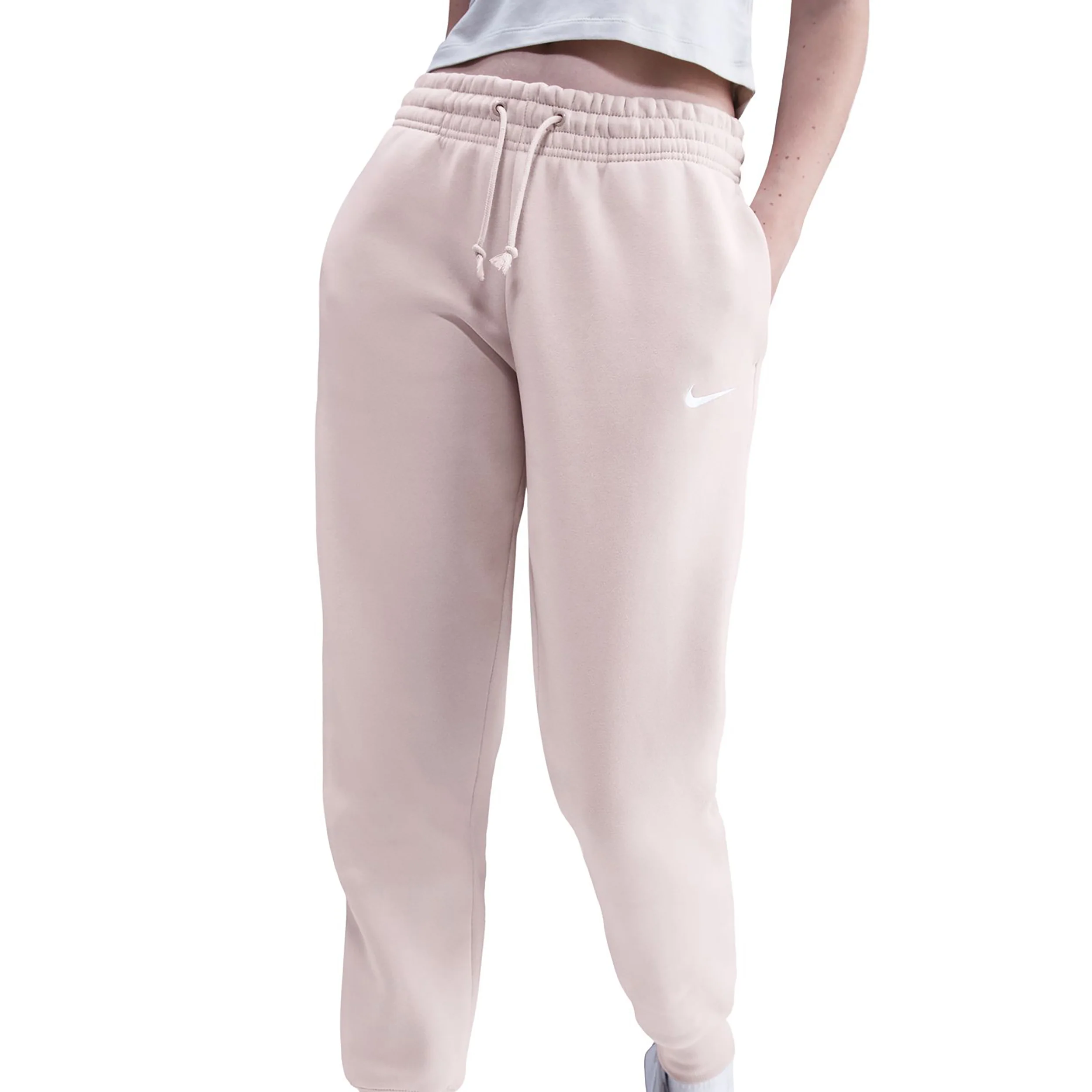 Phoenix Fleece Mid Rise Trainingshose Damen-altrosa - Image 3