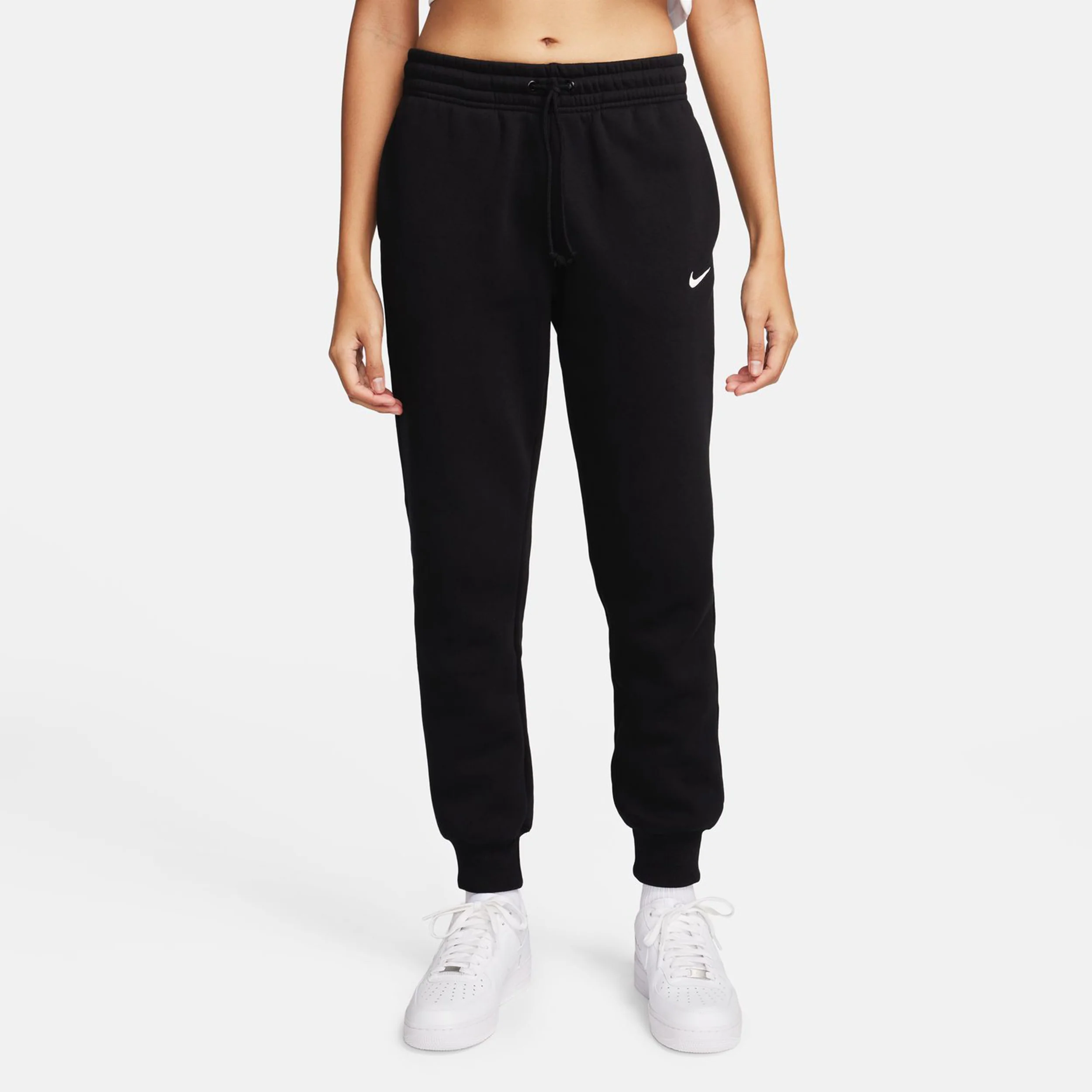 Phoenix Fleece Mid Rise Trainingshose Damen - schwarz, - Image 5