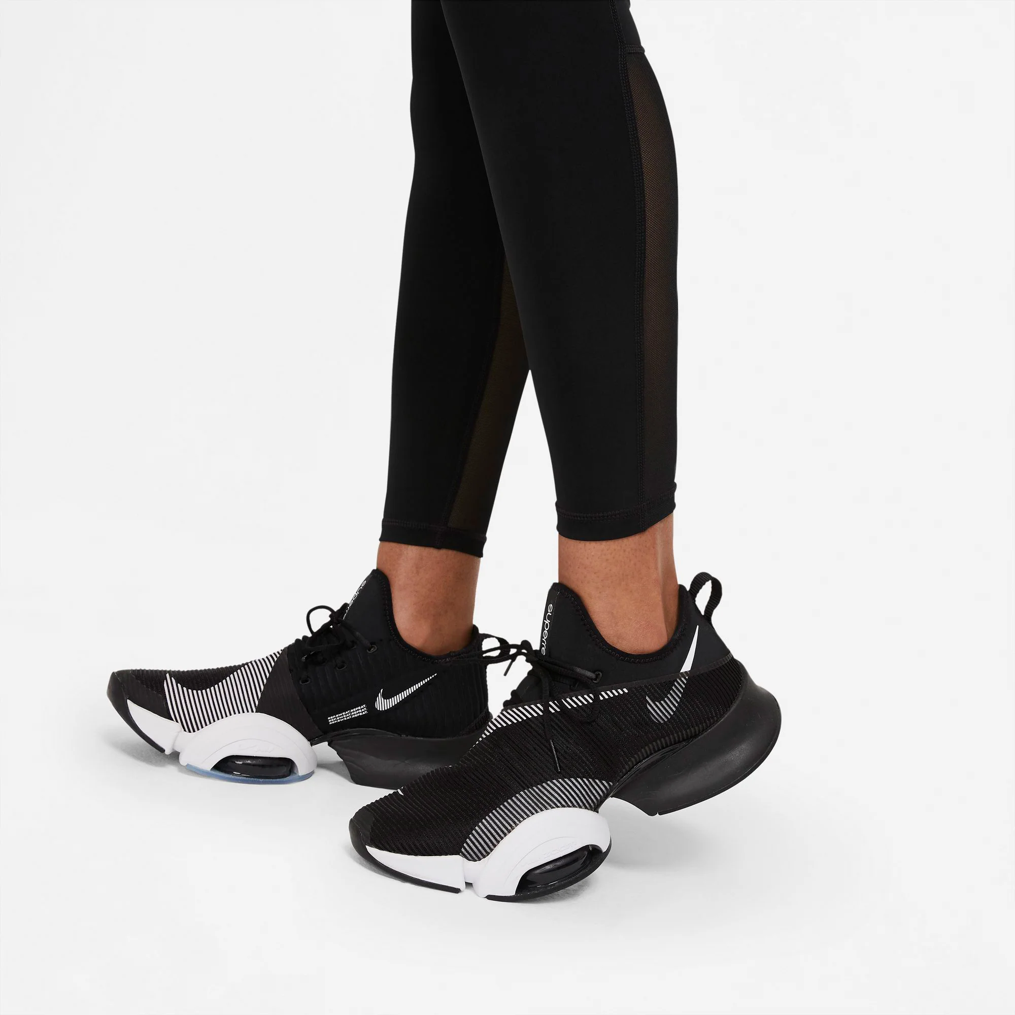 Pro 365 Tight Damen-Schwarz,Weiß - Image 5
