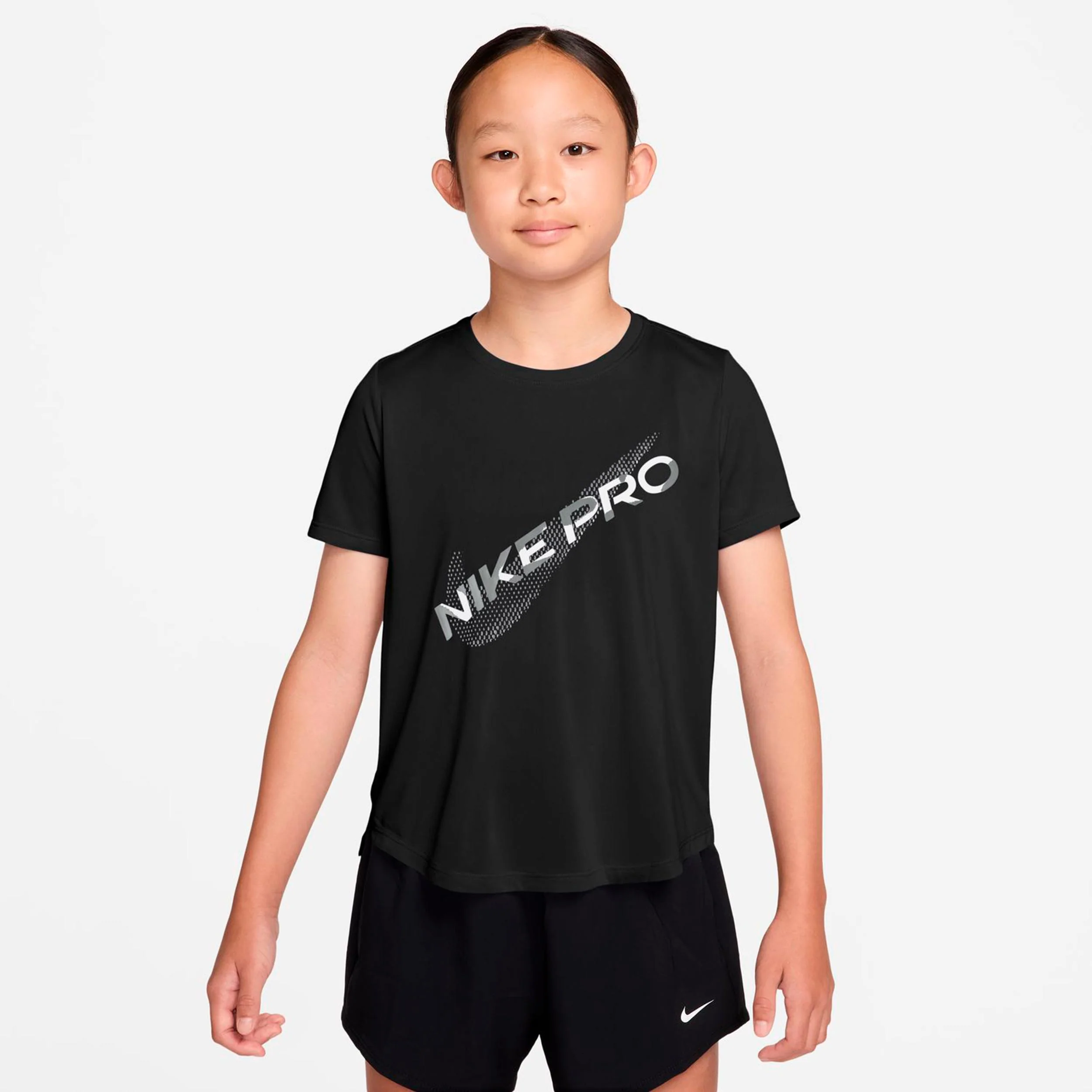 Pro Dri-Fit T-Shirt Mädchen - schwarz
