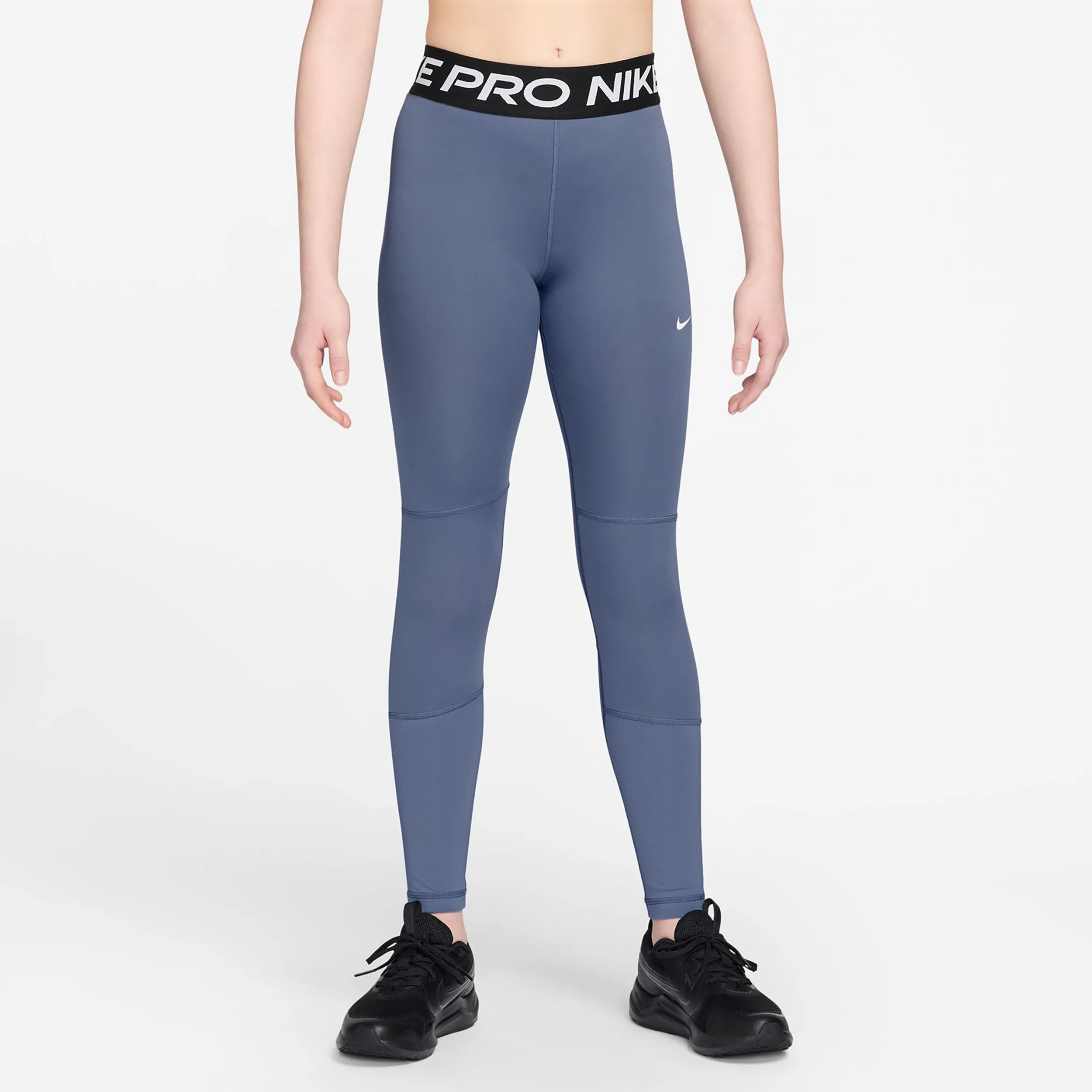 Pro Tight Mädchen - blaugrau, schwarz
