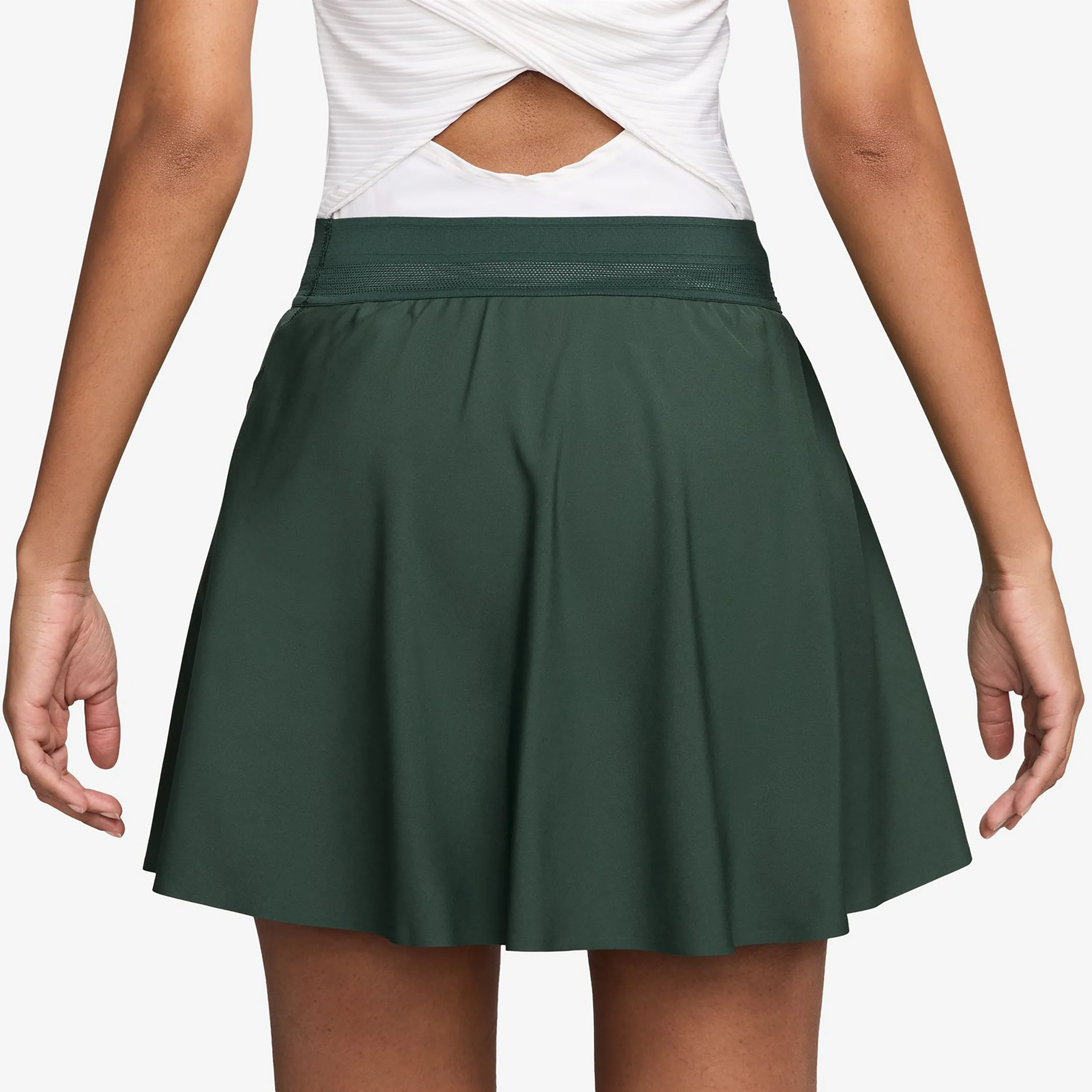 Sabalenka Court Dri-FIT Advantage Ace High Rise Rock Damen - dunkelgrün, dunkelgrün - Image 2
