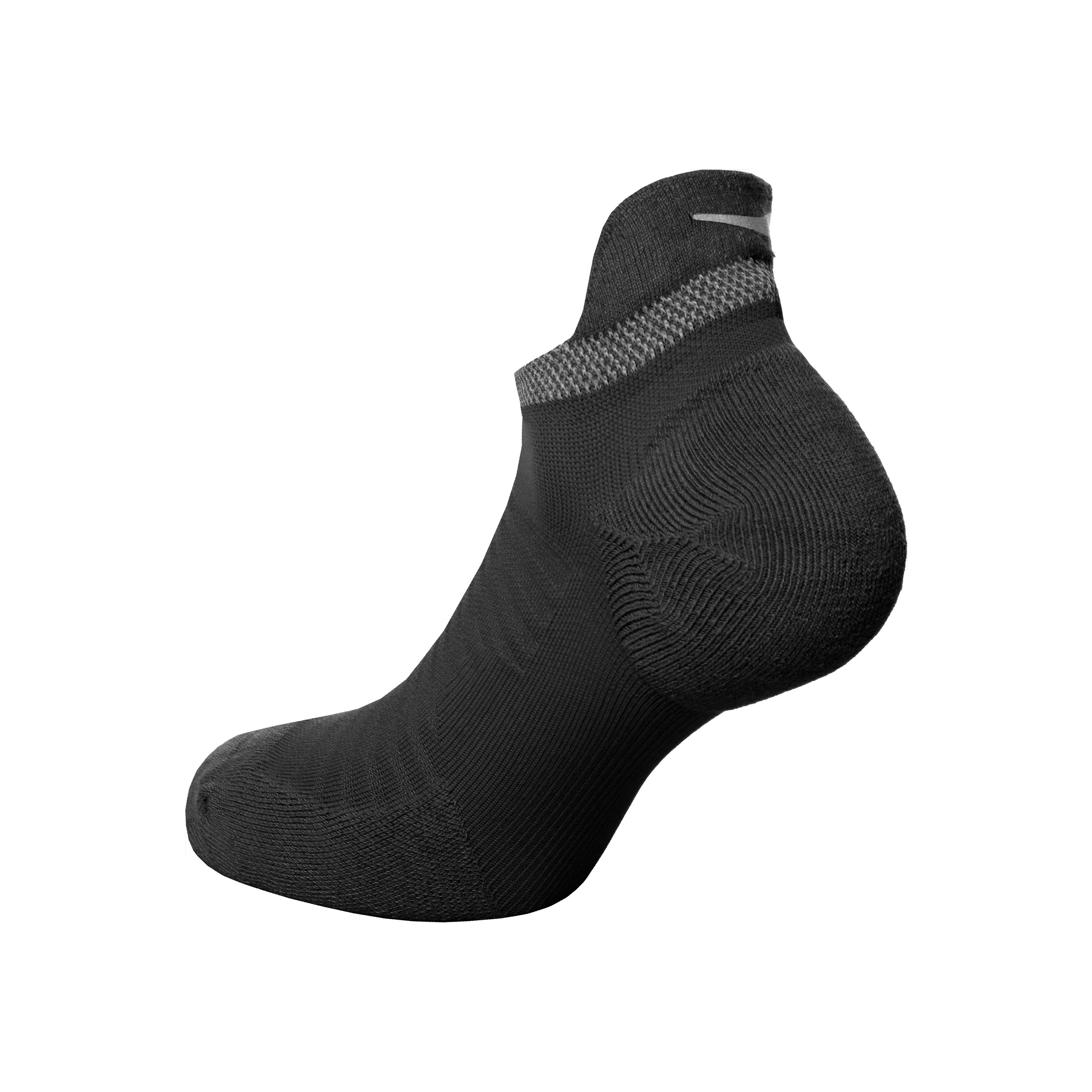 Spark Cushioned No-Show Running Laufsocken-Schwarz,Grau - Image 2