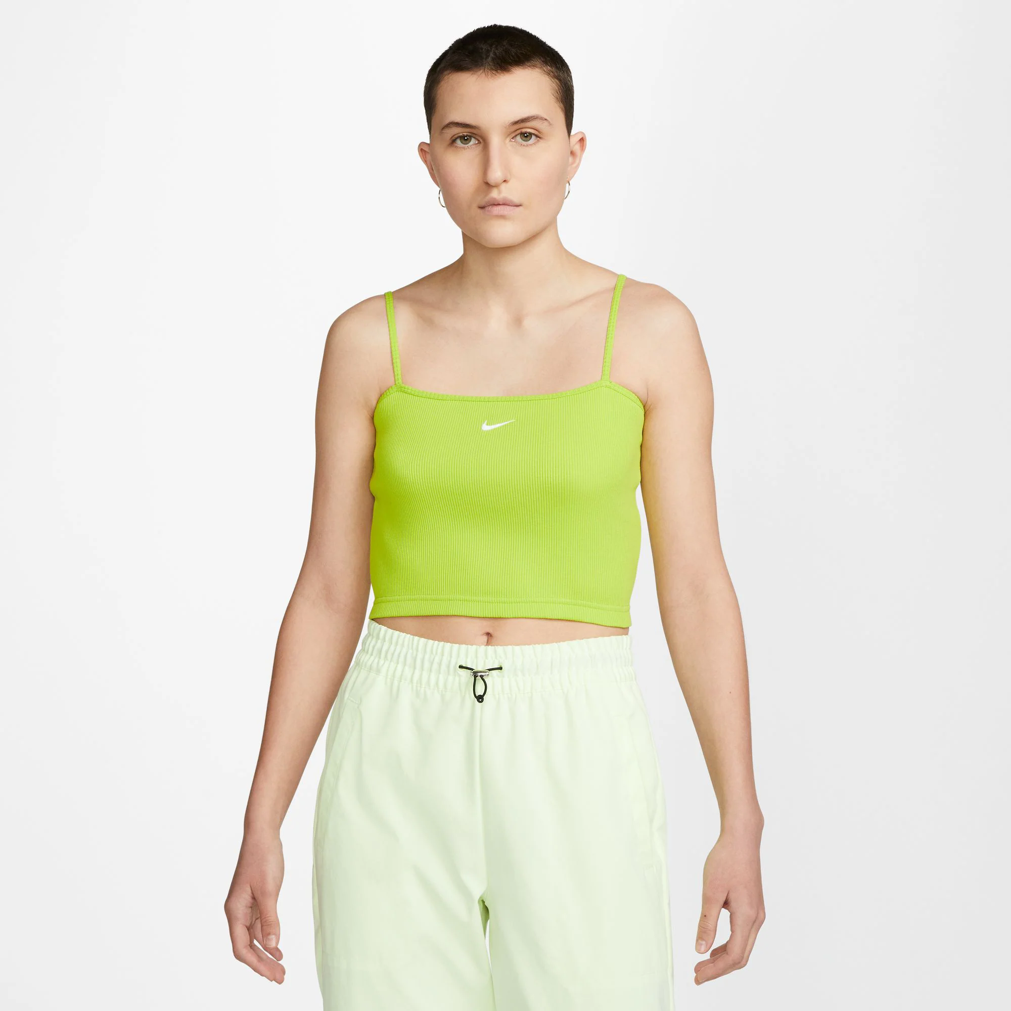 Sportswear Essential Rib Tank-Top Damen - gelb, - Image 3