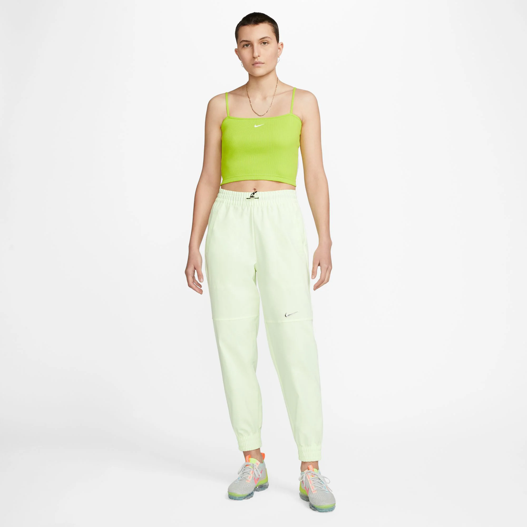 Sportswear Essential Rib Tank-Top Damen - gelb, - Image 4