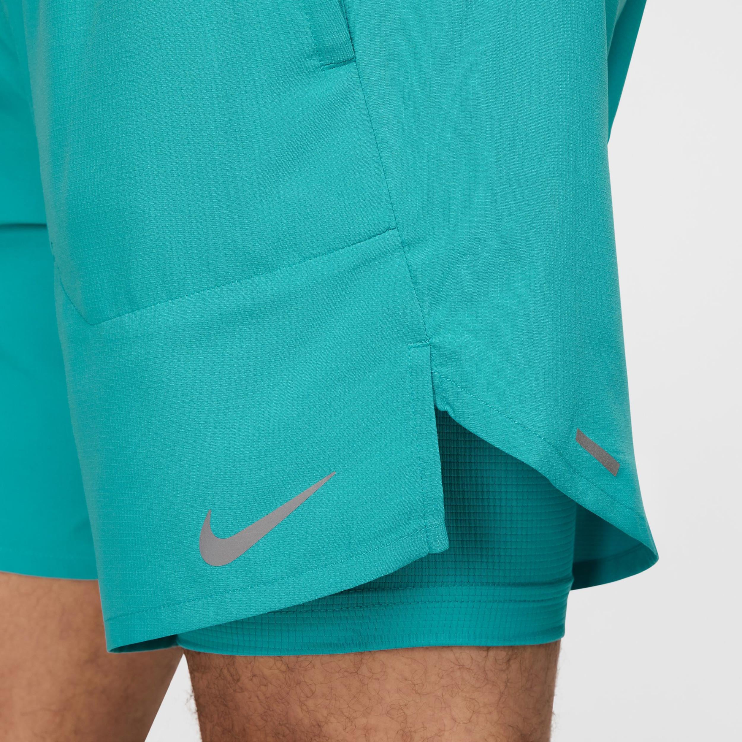 Stride 2in1 7in Laufshorts Herren-Türkis - Image 3