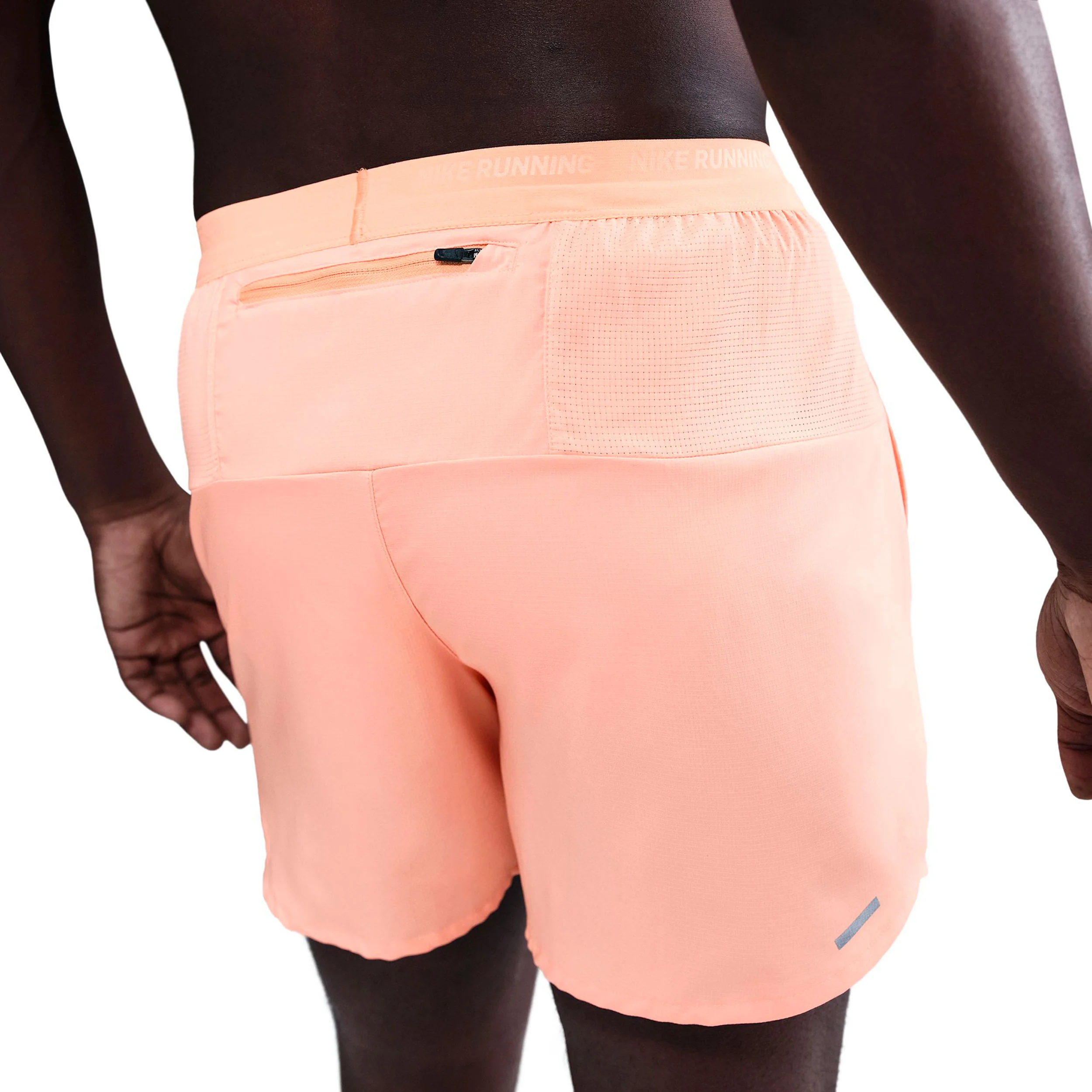 Stride 5in Laufshorts Herren - orange, schwarz - Image 4