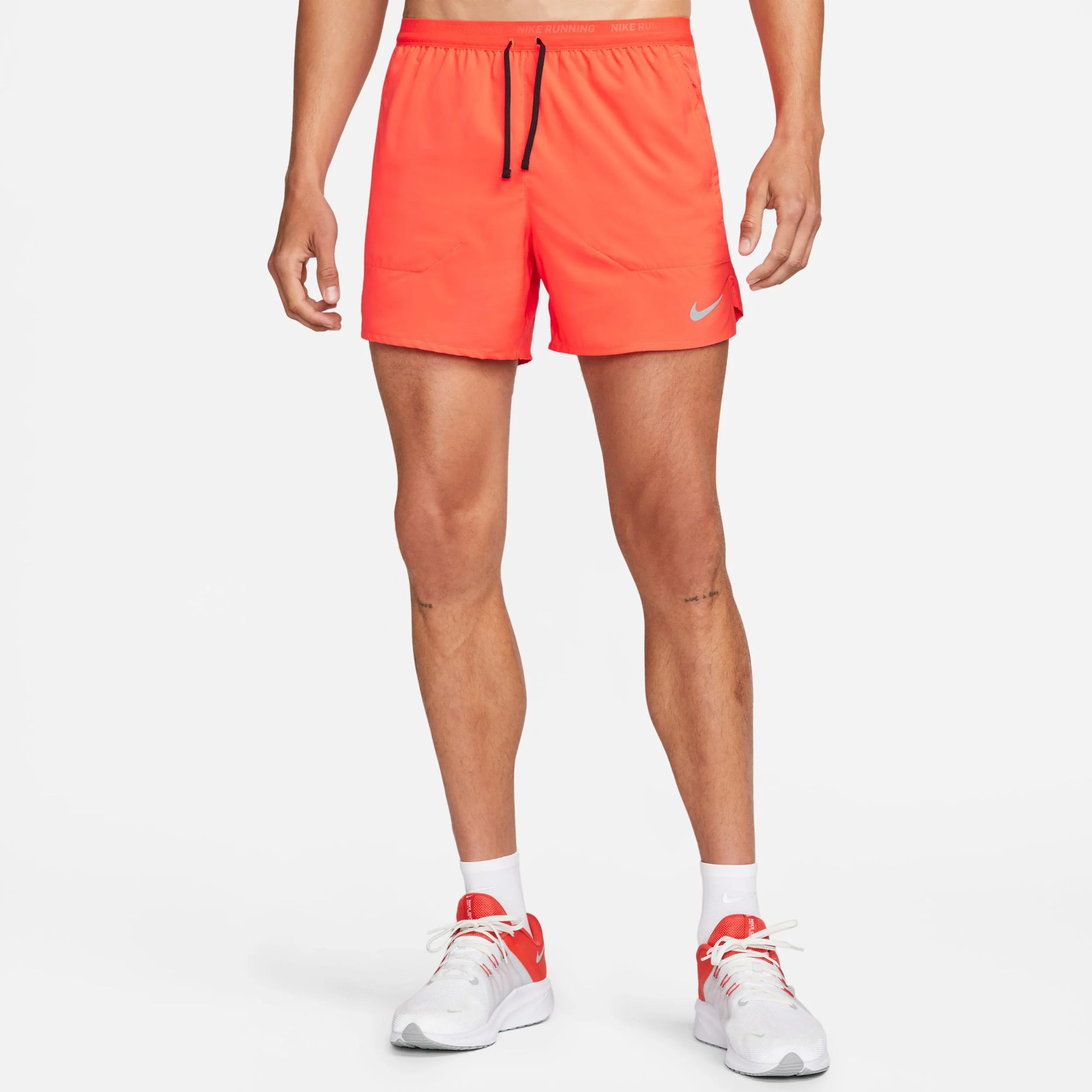 Stride 5in Laufshorts Herren-Rot,Schwarz - Image 3