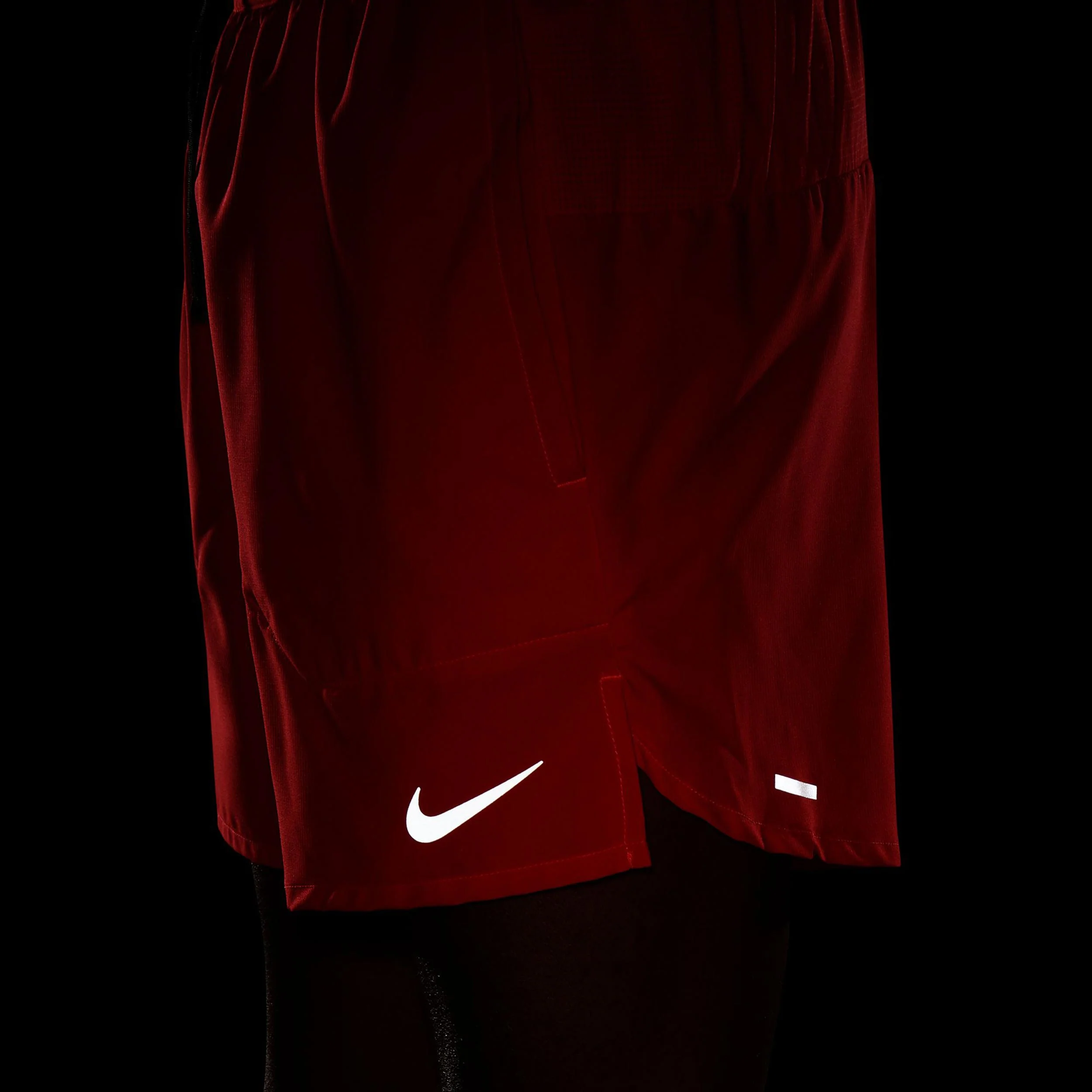 Stride 5in Laufshorts Herren-Rot,Schwarz - Image 7