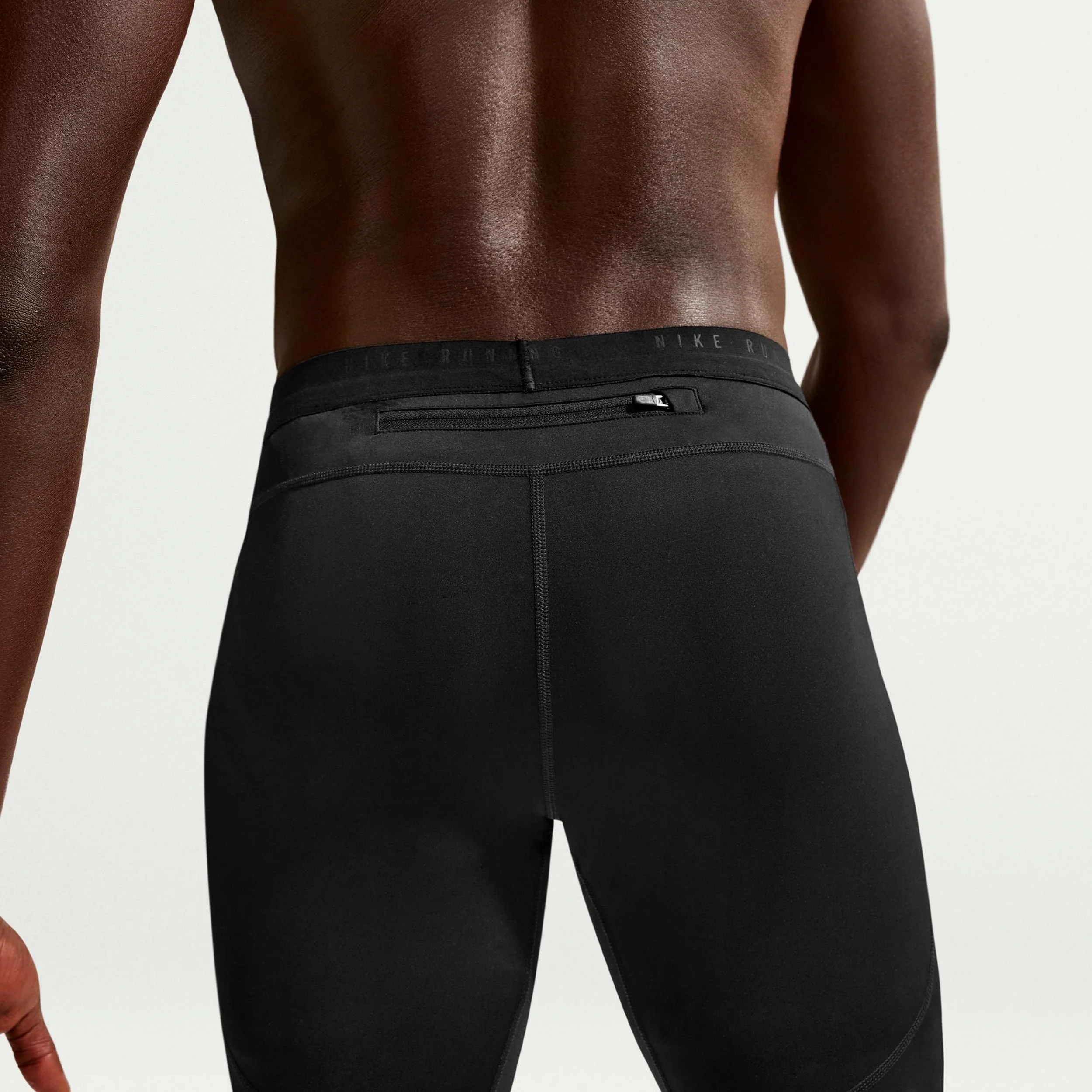 Stride Half Lauftight Herren - schwarz, silber - Image 4
