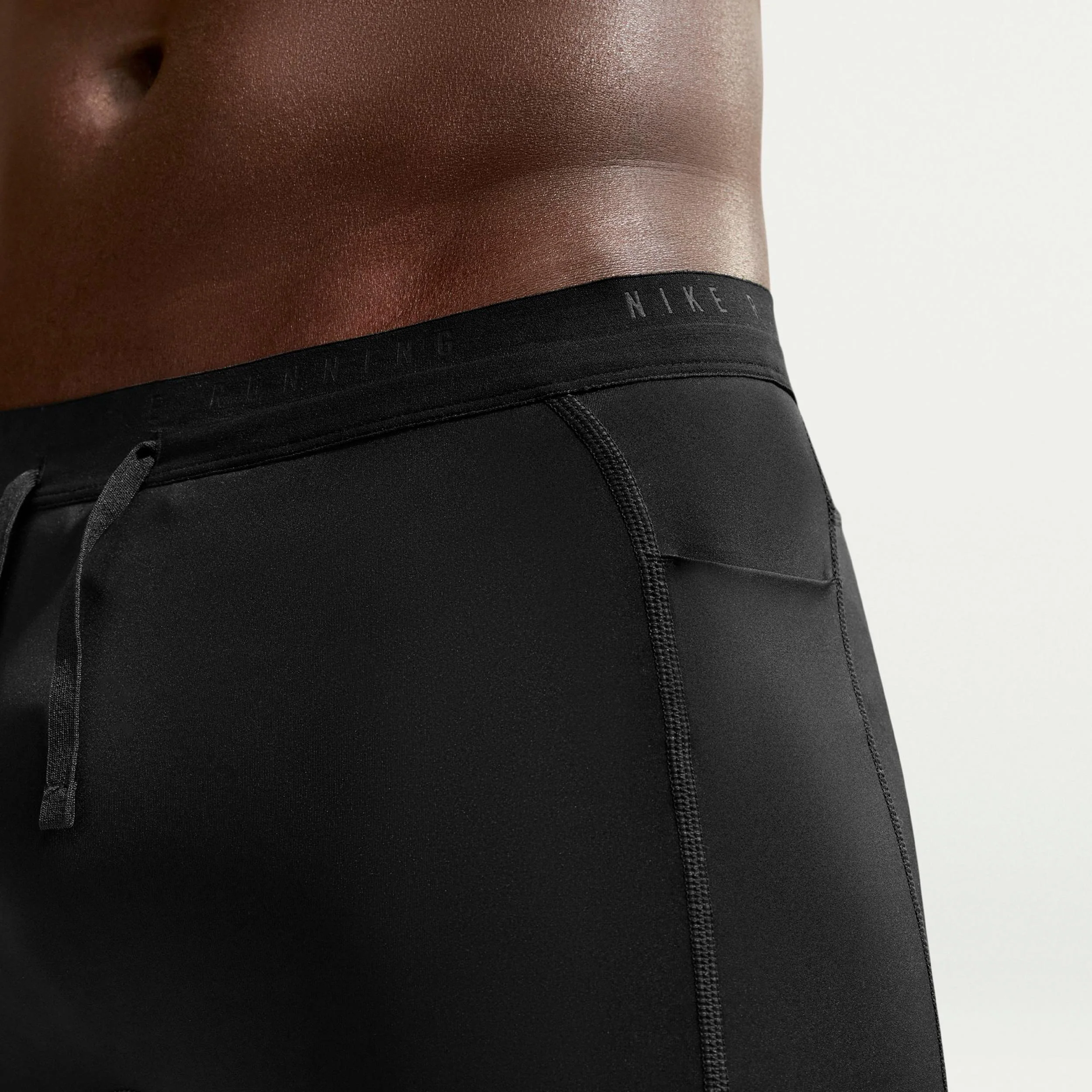 Stride Half Lauftight Herren - schwarz, silber - Image 6