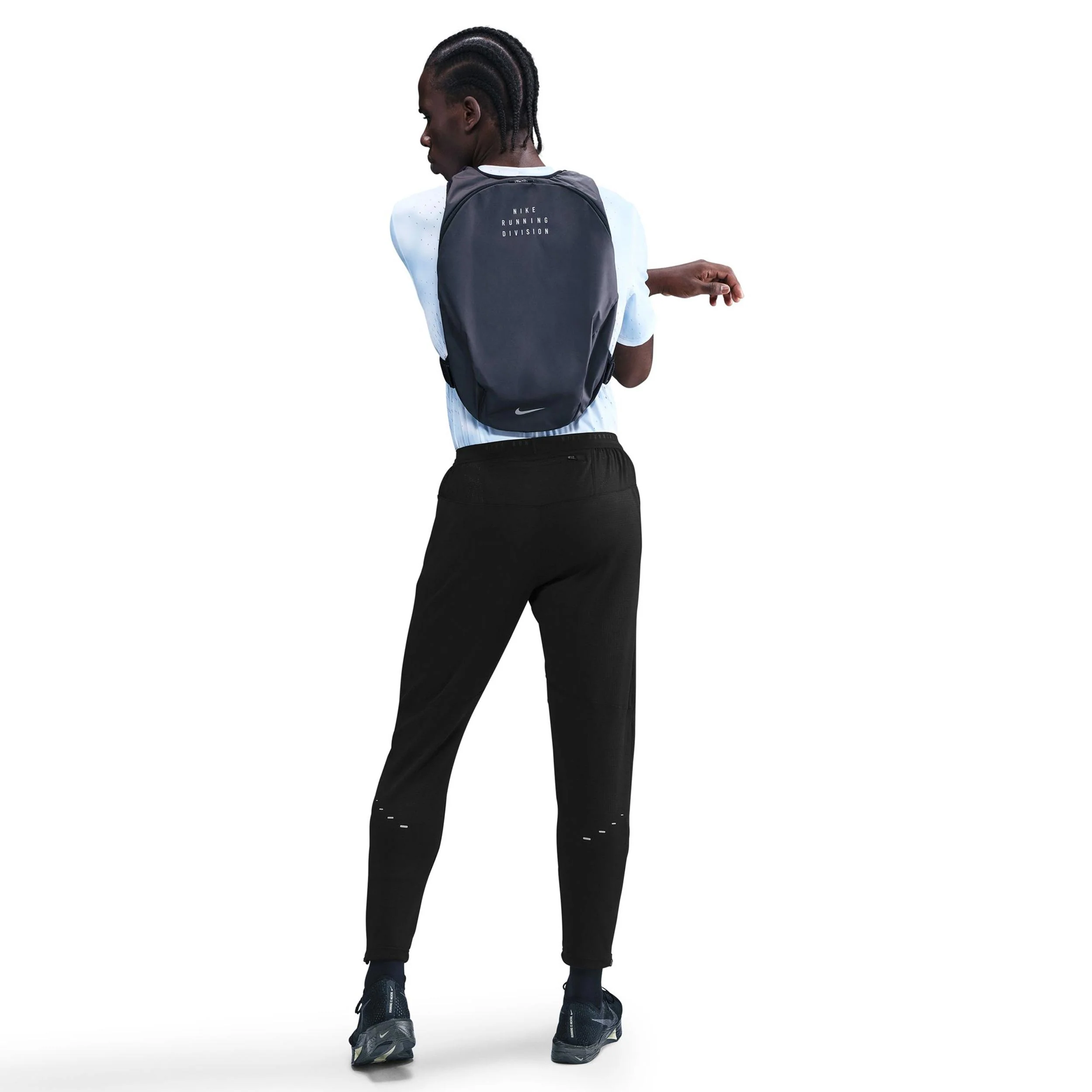 Stride Laufhose Herren - schwarz, silber - Image 3