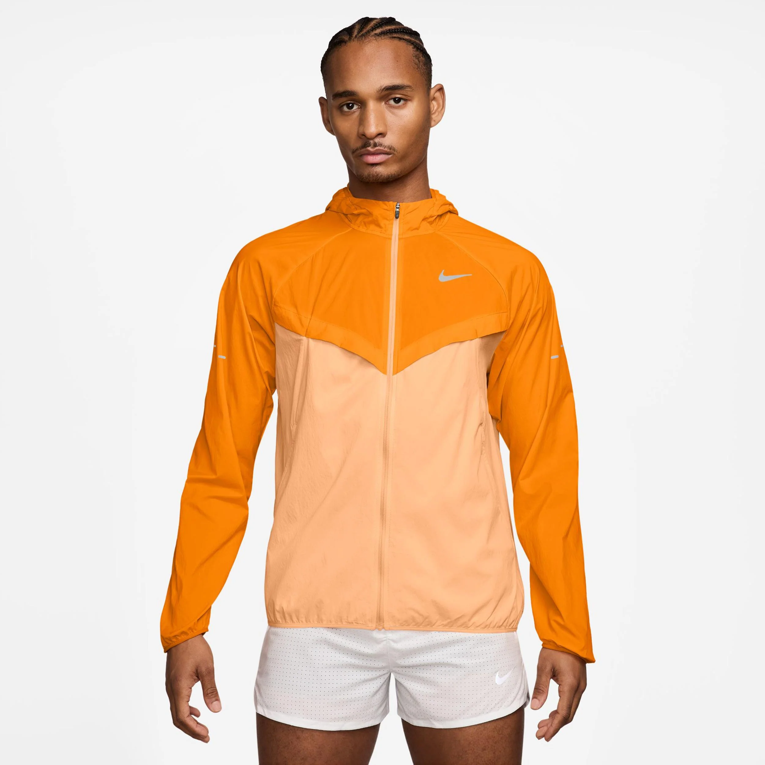 Stride Laufjacke Herren - creme, silber