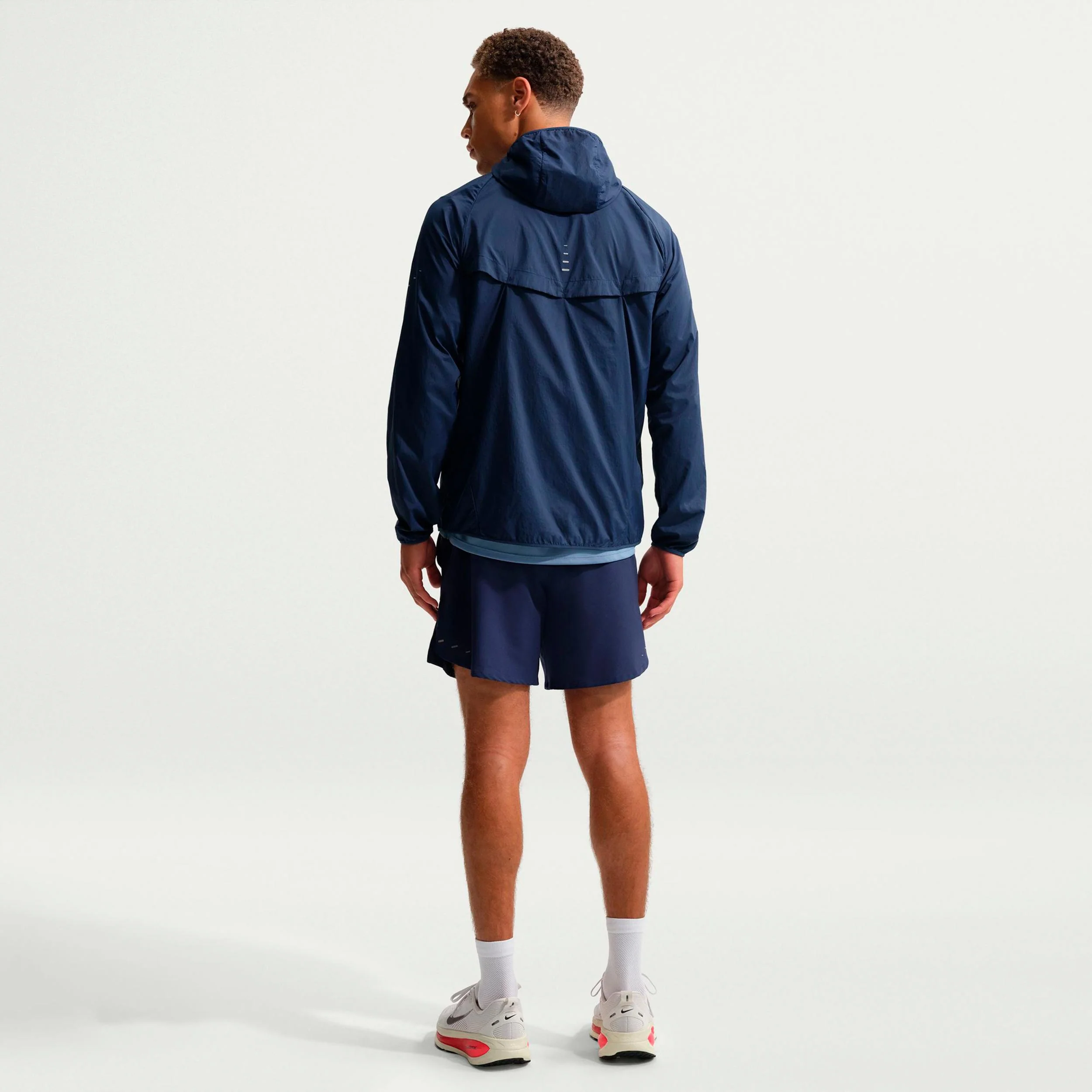 Stride Laufjacke Herren - dunkelblau, silber - Image 3