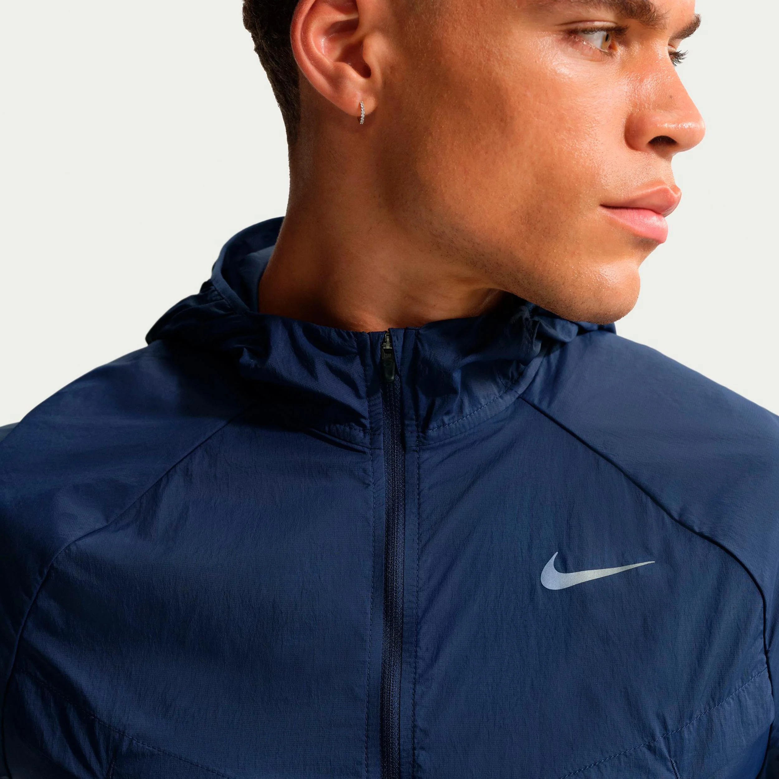 Stride Laufjacke Herren - dunkelblau, silber - Image 5
