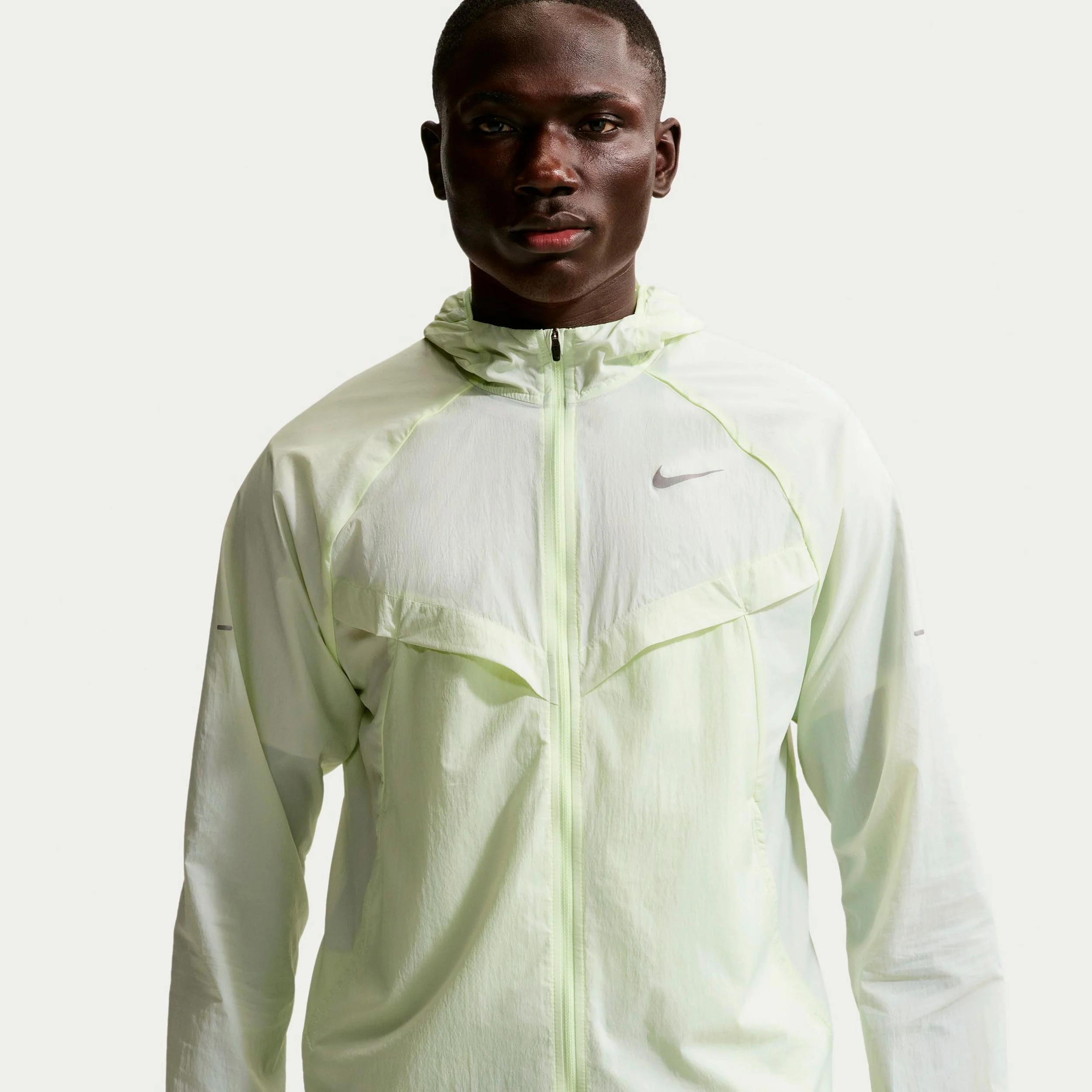 Stride Laufjacke Herren - gelb, silber