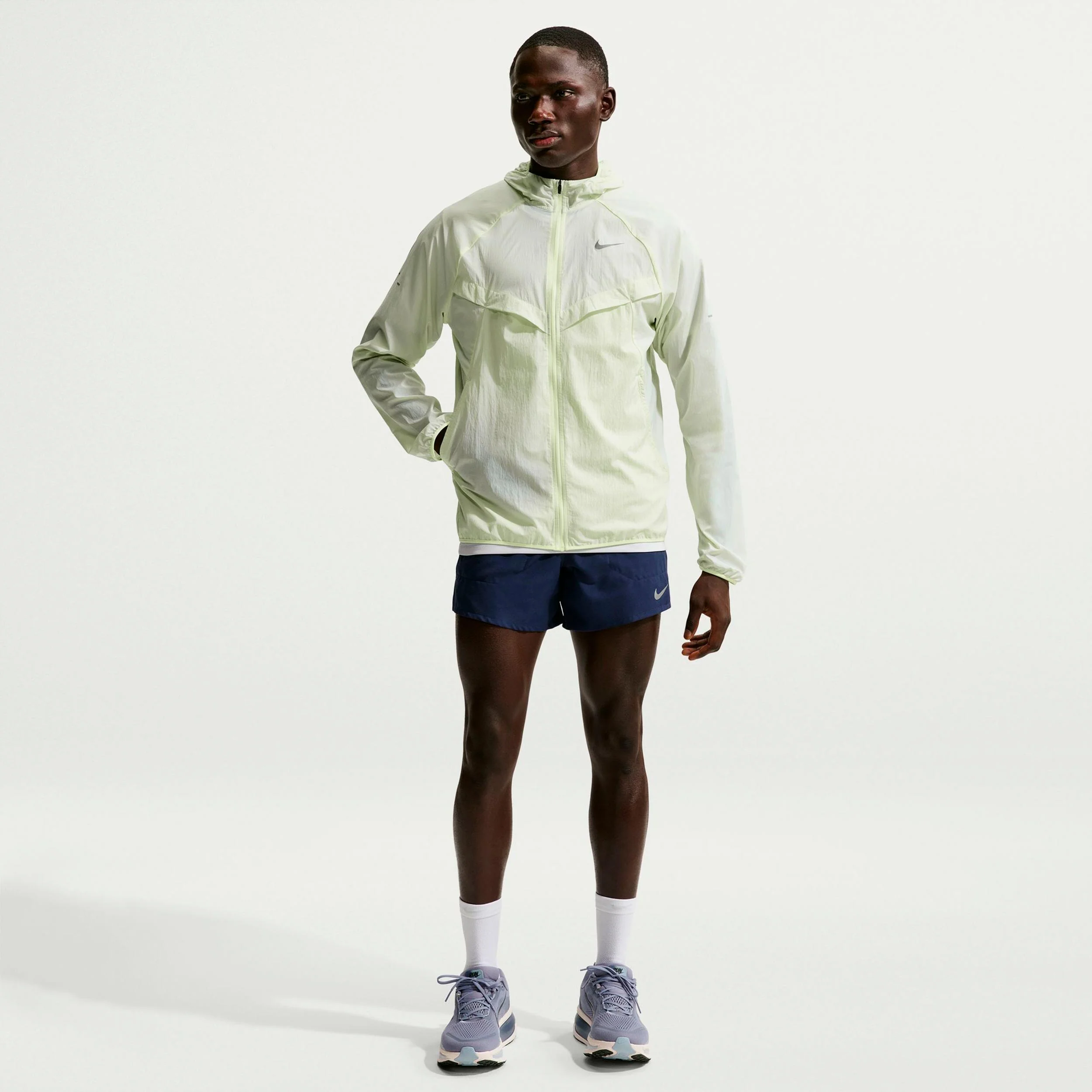 Stride Laufjacke Herren - gelb, silber - Image 2