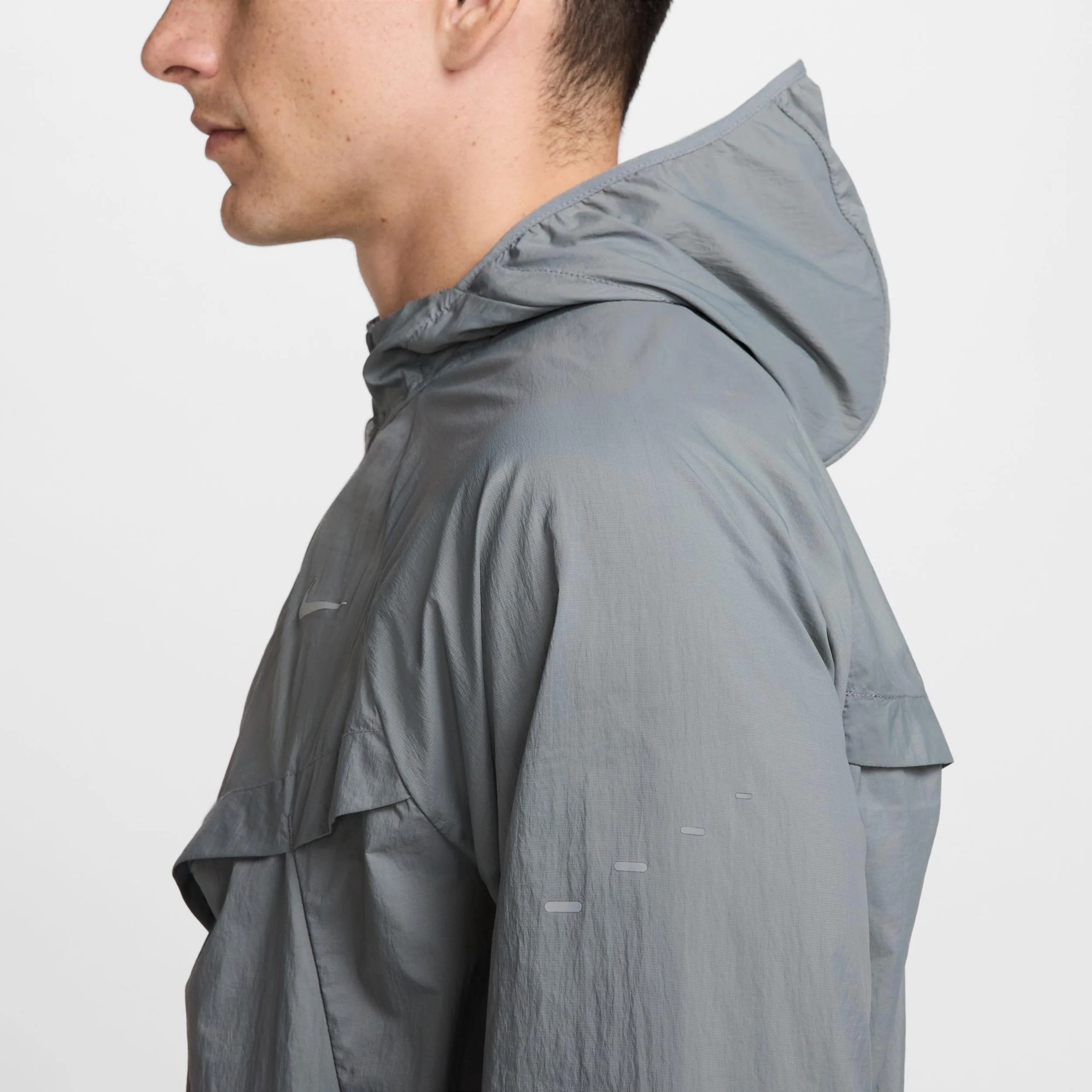 Stride Laufjacke Herren - grau, silber - Image 6