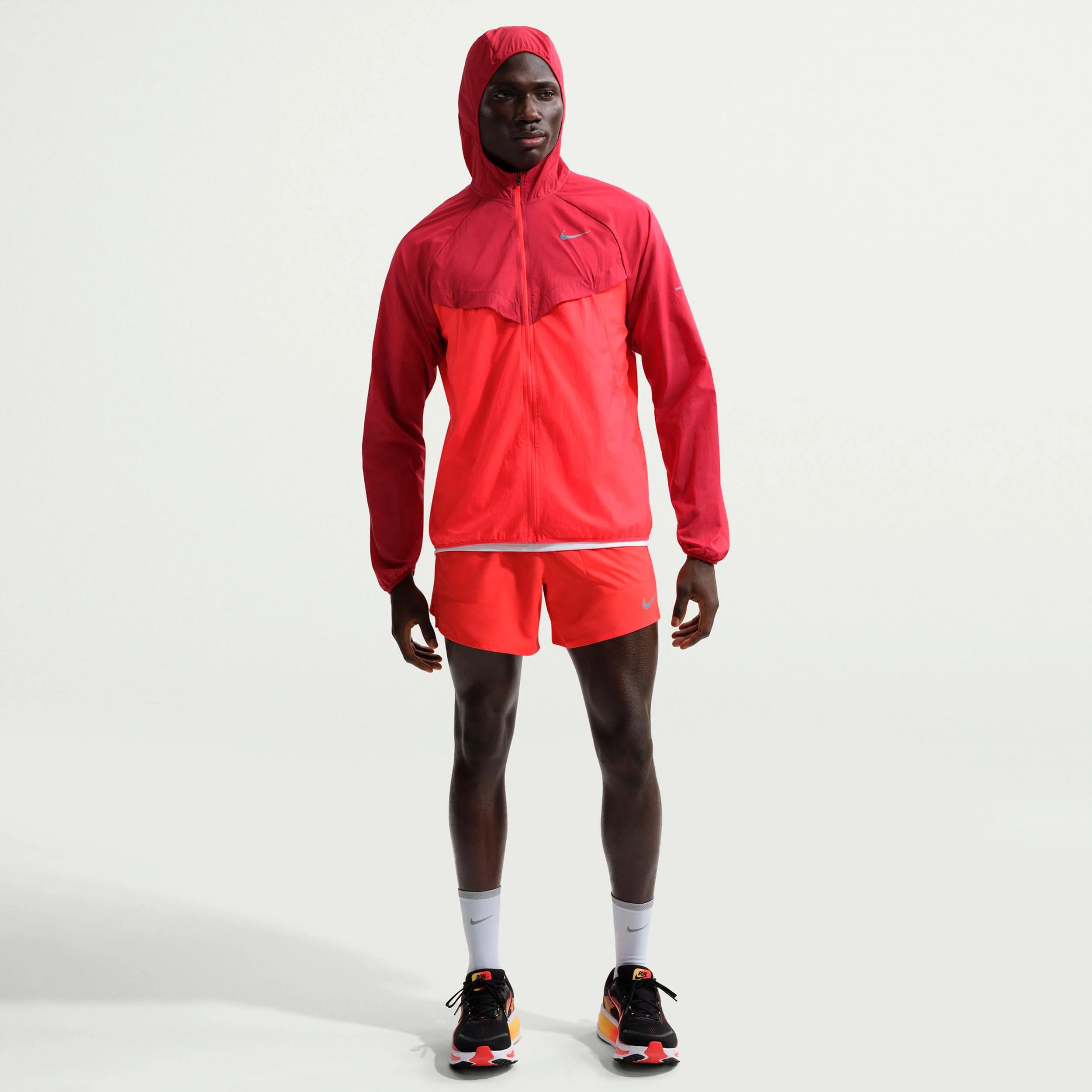 Stride Laufjacke Herren - rot, hellrot - Image 2
