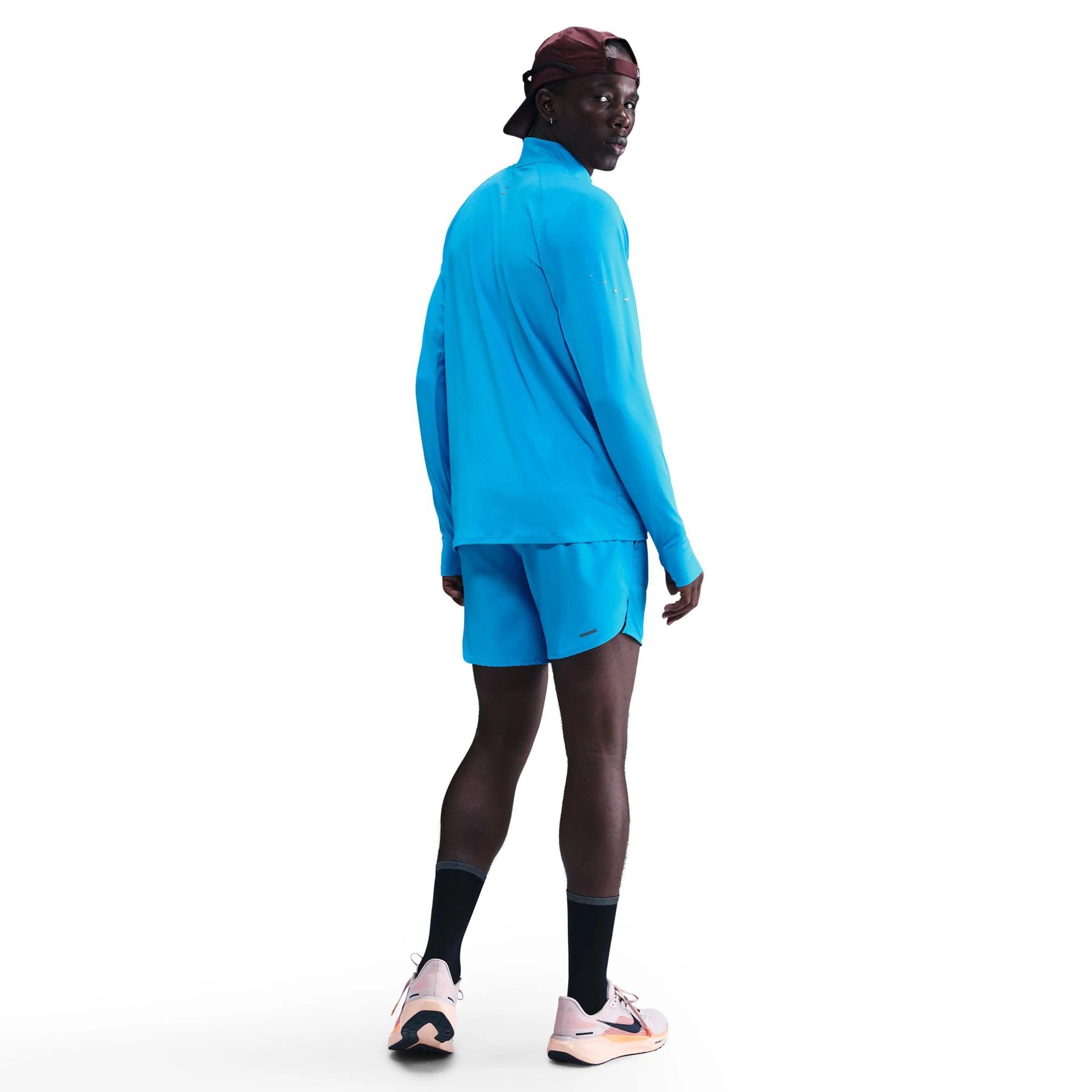 Stride Laufshirt Herren - blau, silber - Image 3