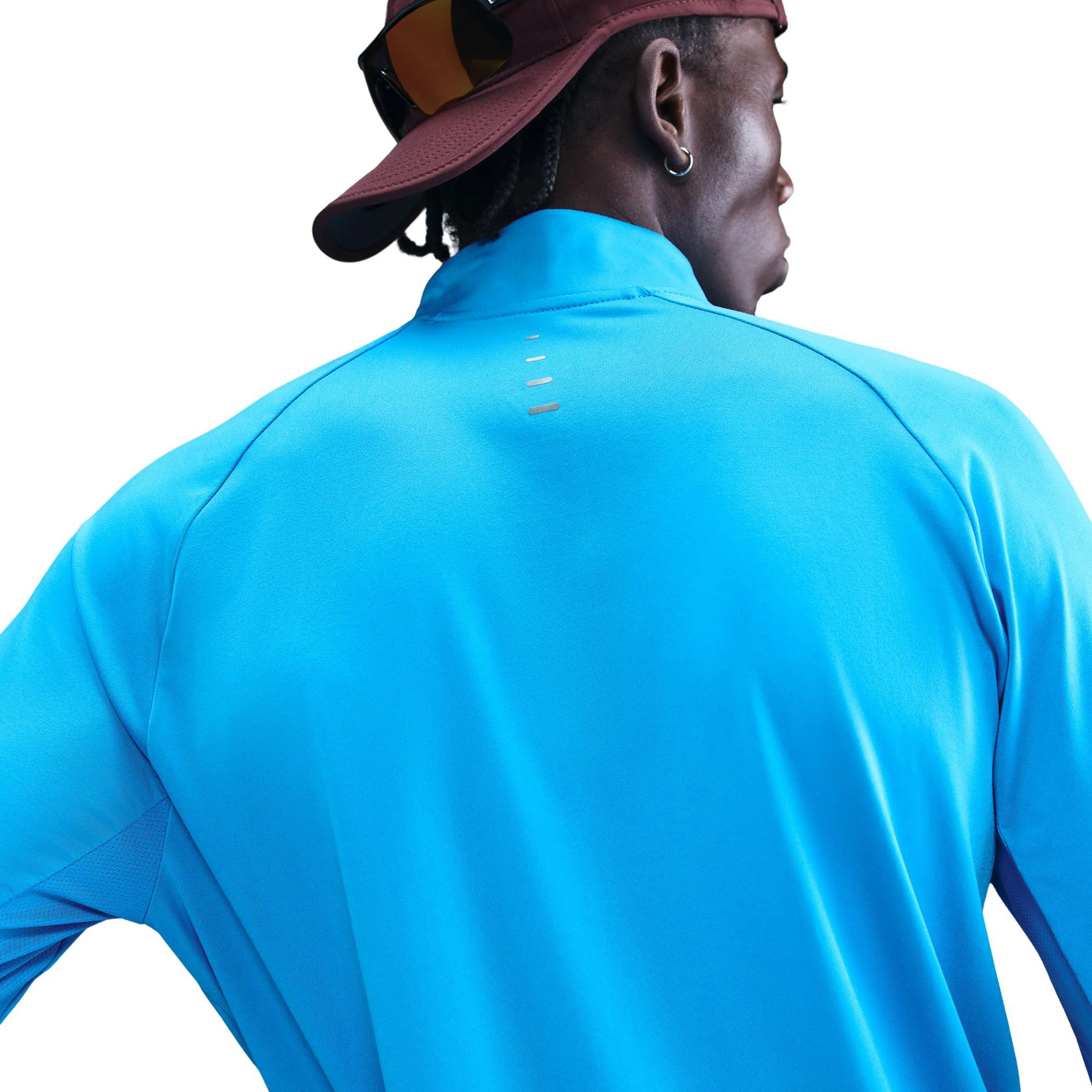 Stride Laufshirt Herren - blau, silber - Image 4