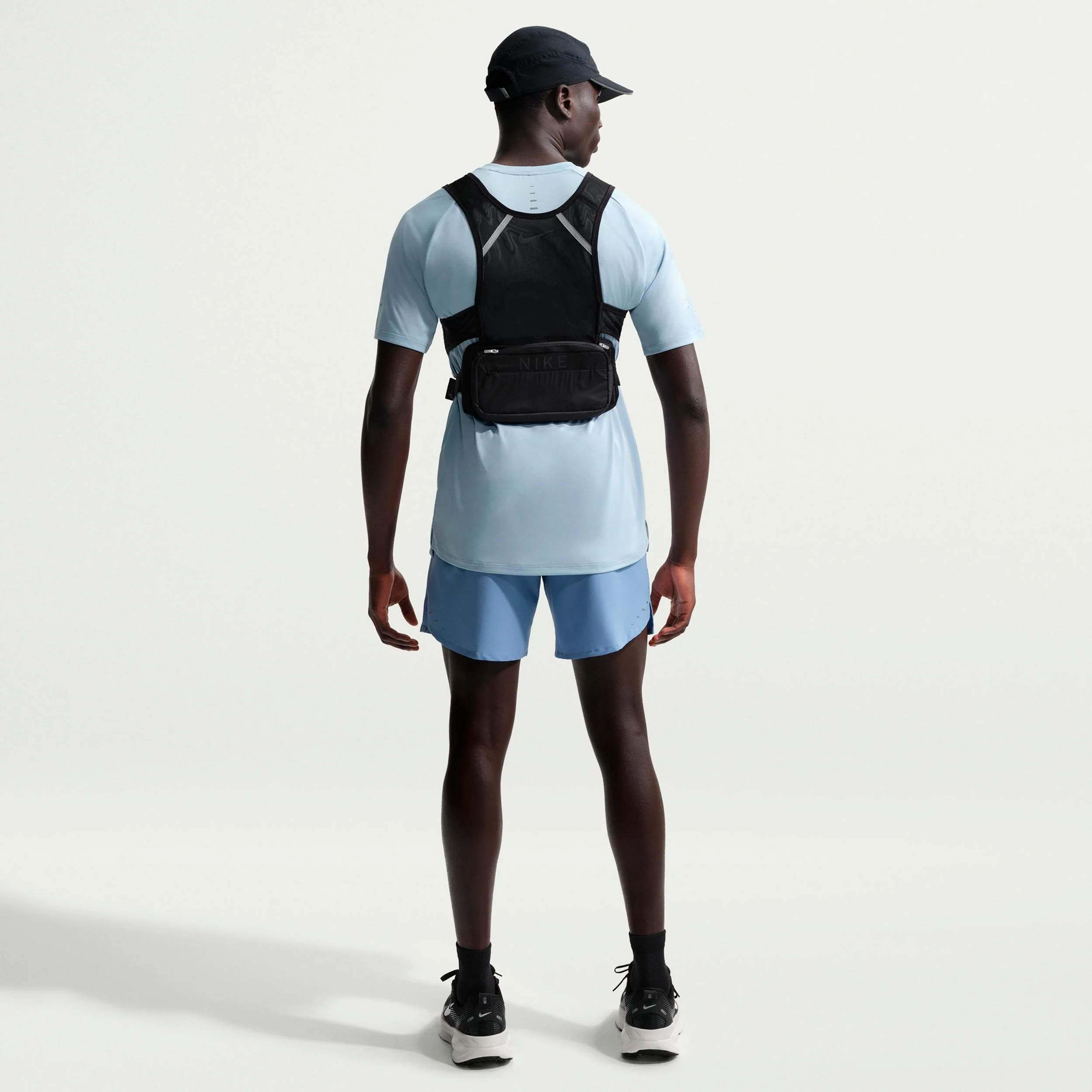 Stride Laufshirt Herren - hellblau, silber - Image 3