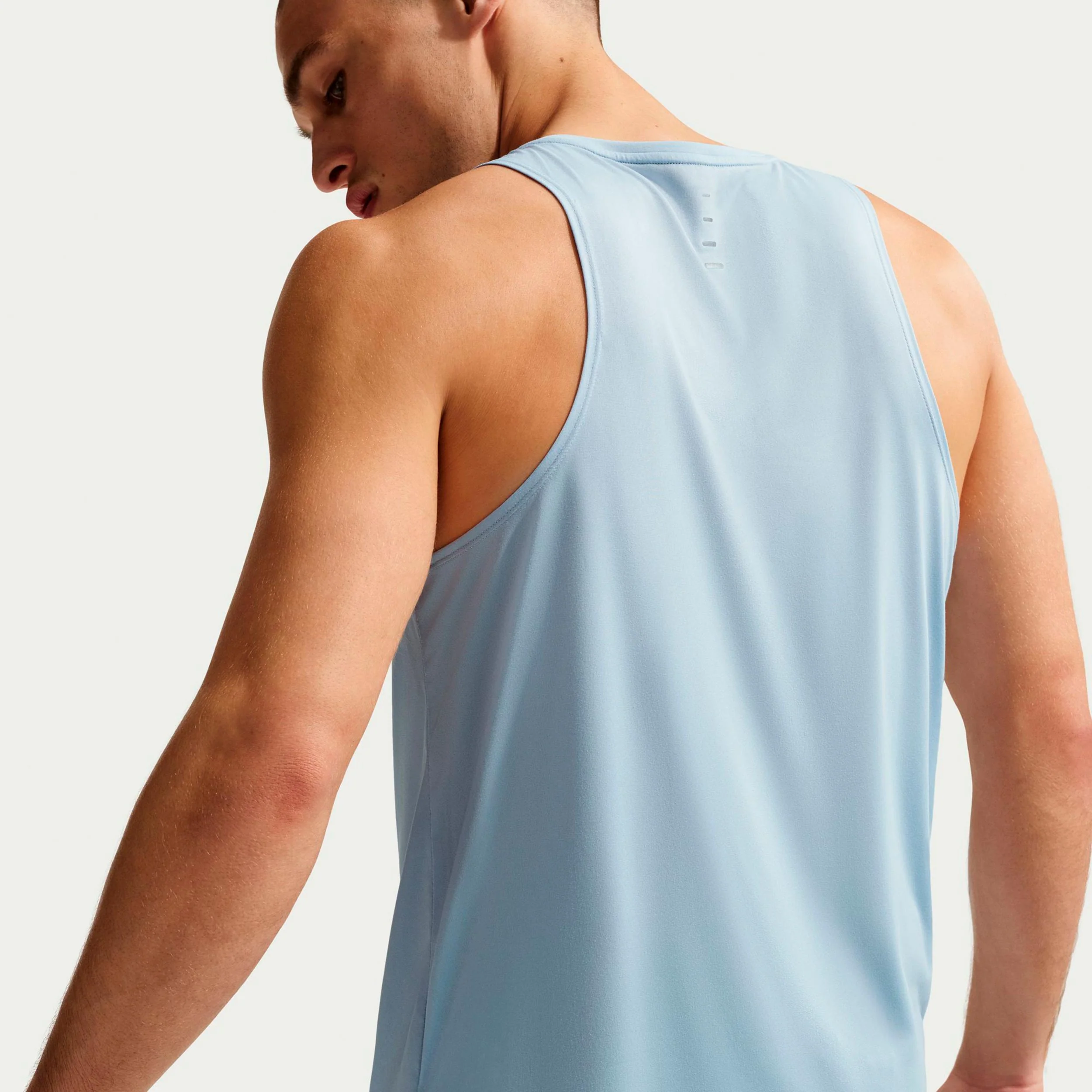Stride Laufshirt Herren - hellblau, silber - Image 4