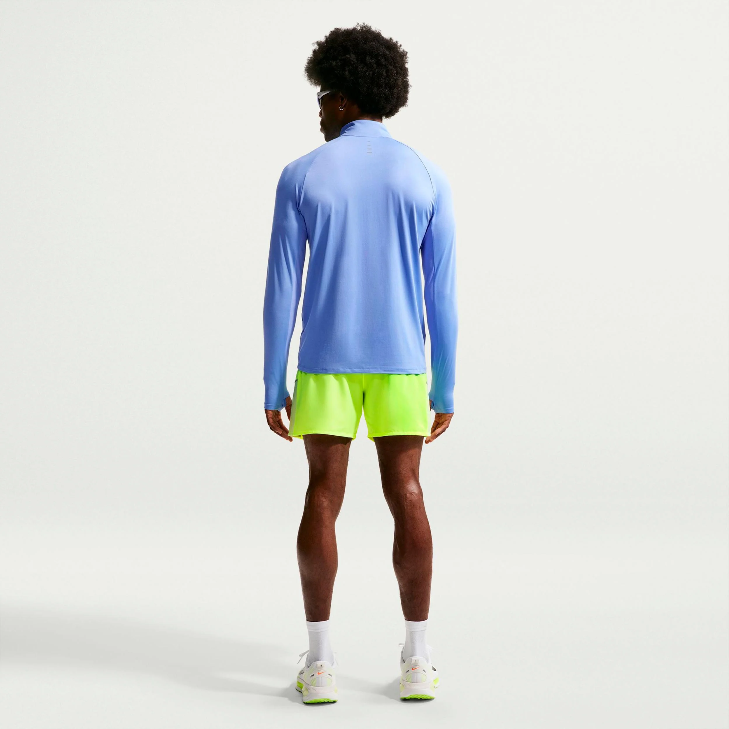 Stride Laufshirt Herren - hellblau, silber - Image 3
