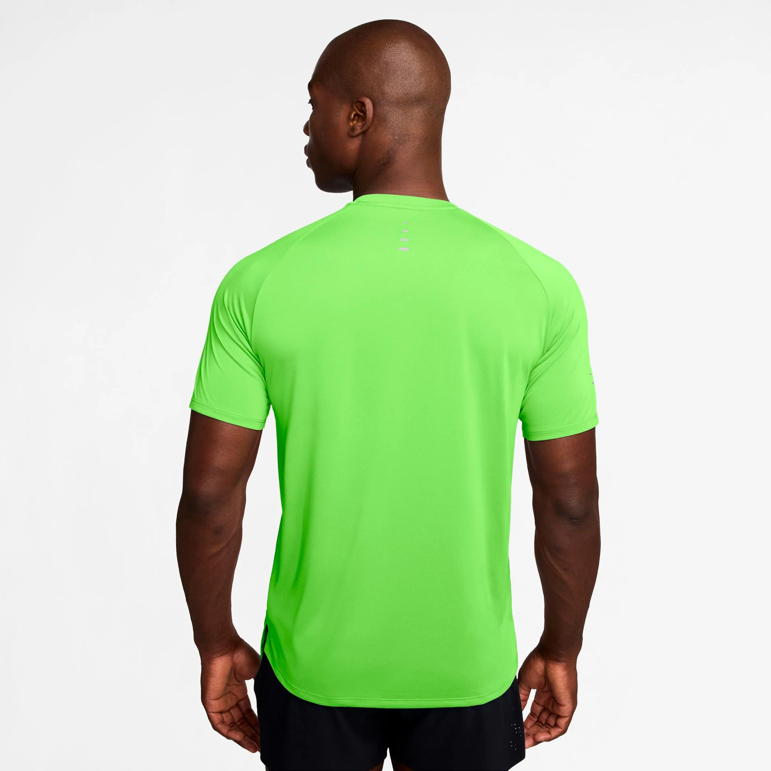 Stride Laufshirt Herren - hellgrün, silber - Image 2