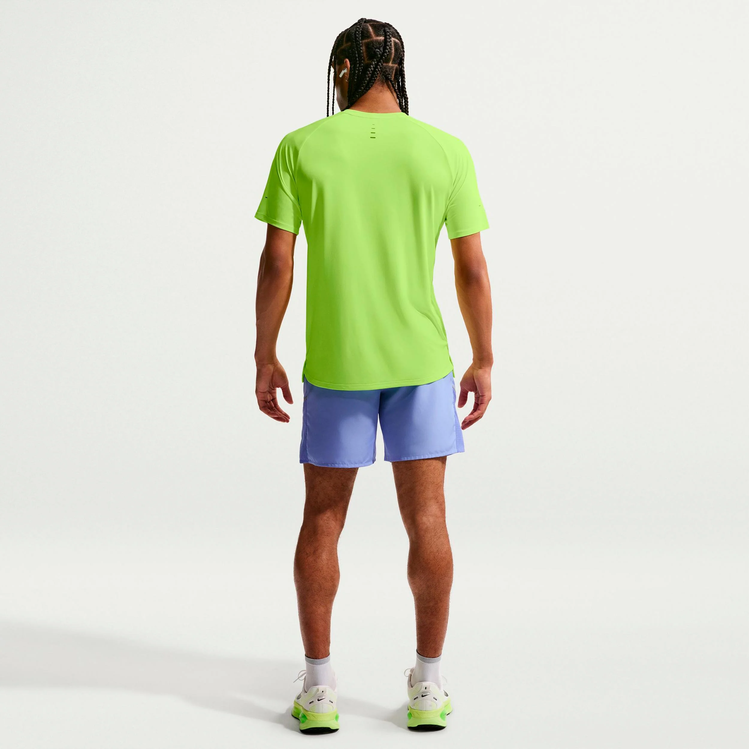 Stride Laufshirt Herren - neongelb, silber - Image 3