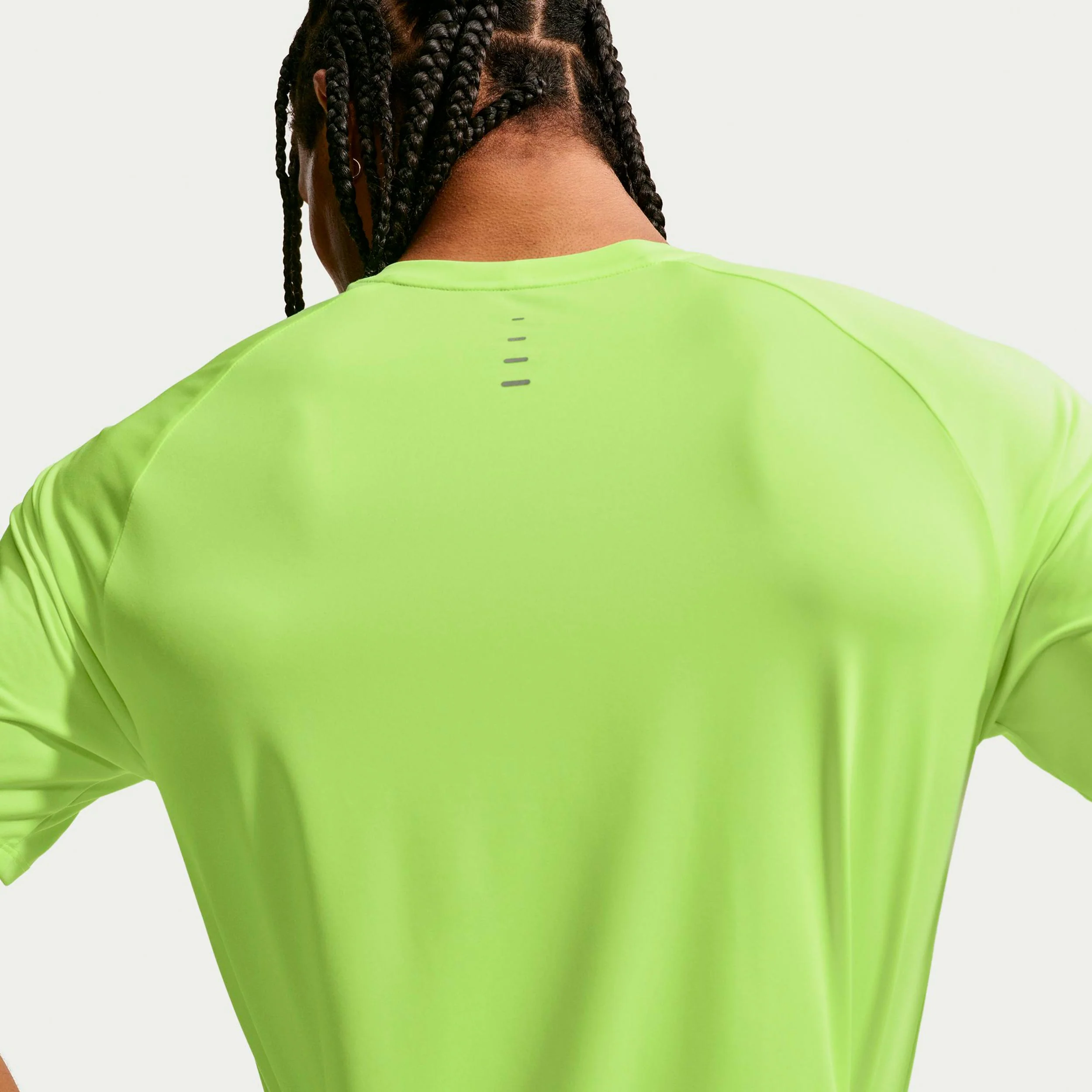 Stride Laufshirt Herren - neongelb, silber - Image 4