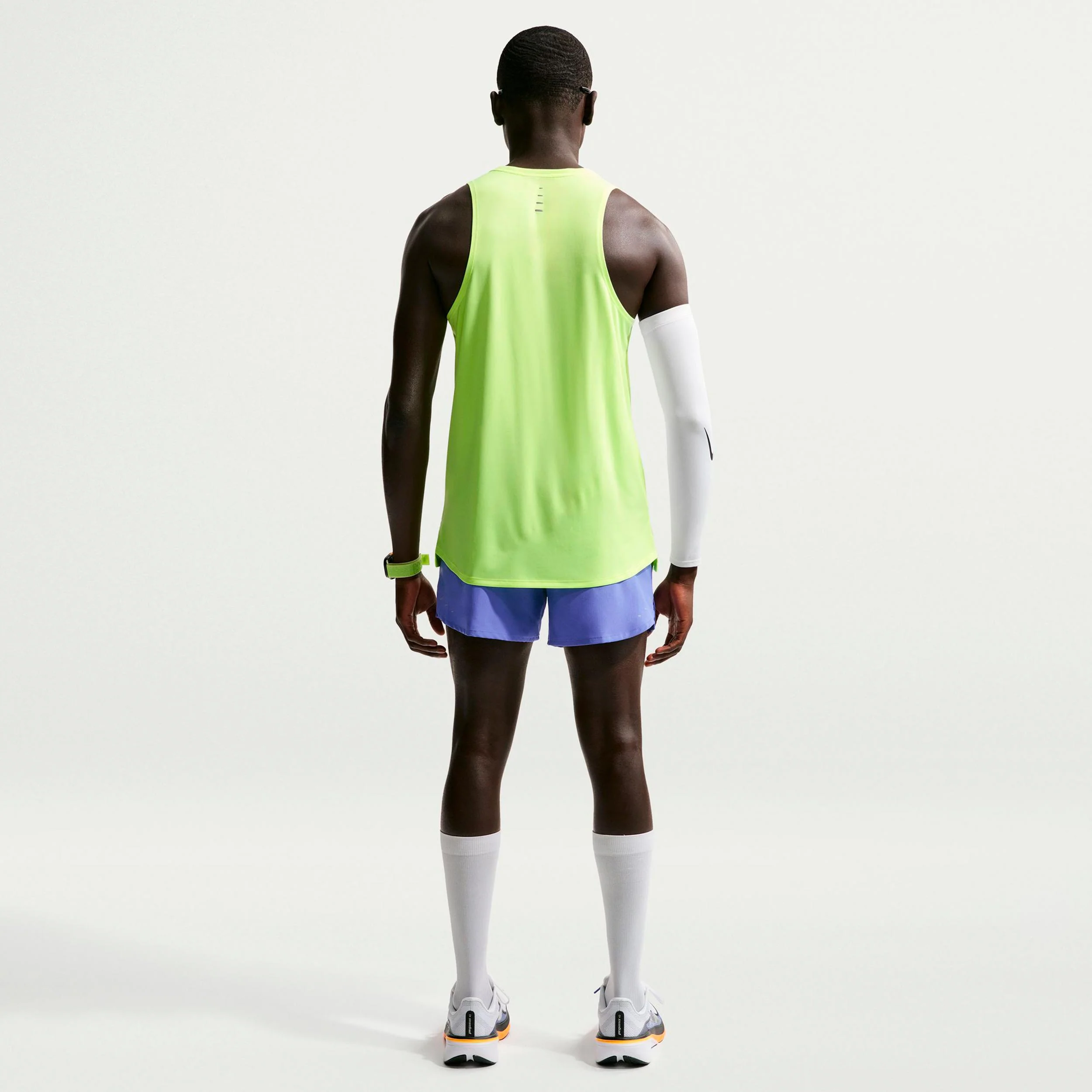 Stride Laufshirt Herren - neongelb, silber - Image 3