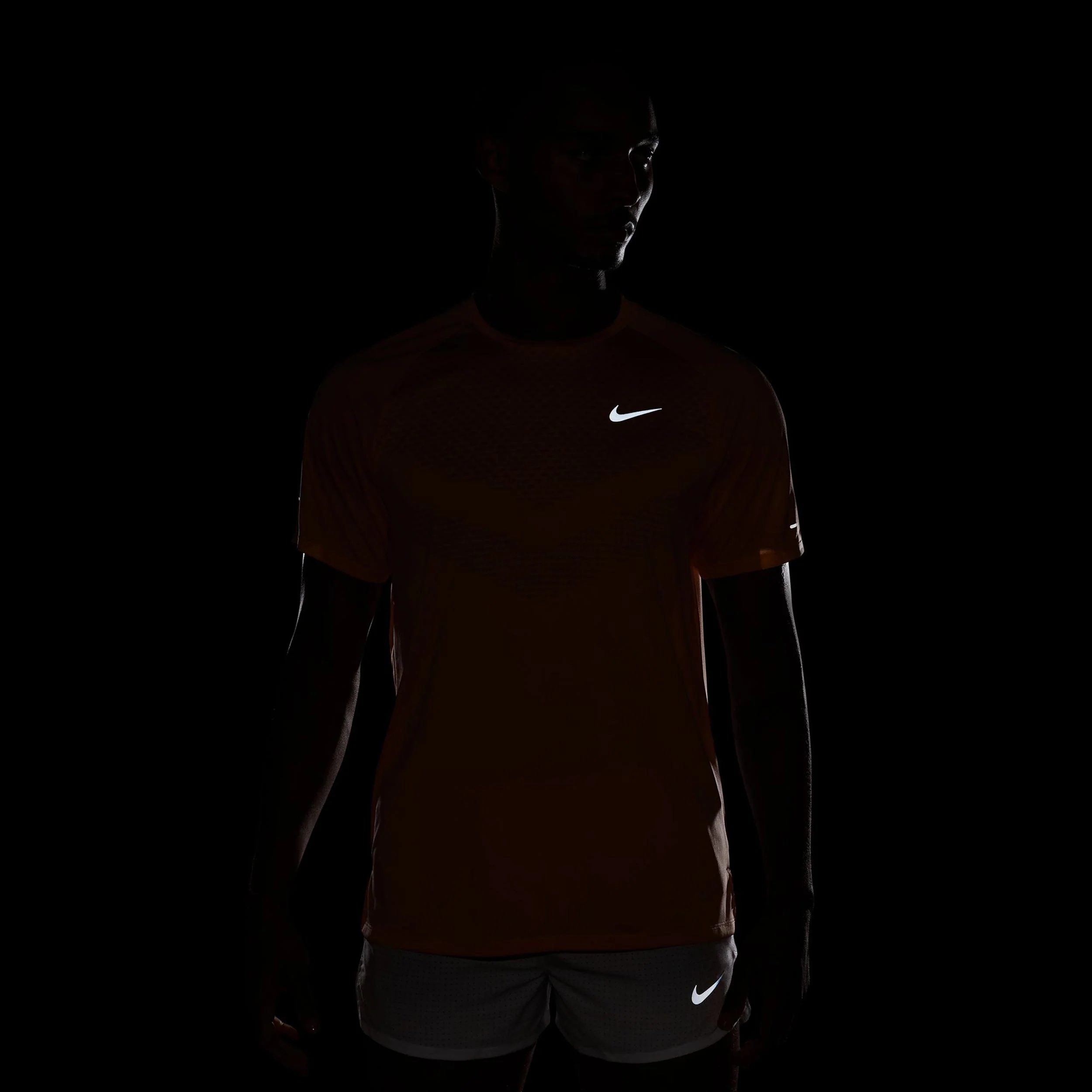Stride Laufshirt Herren - orange, silber - Image 6