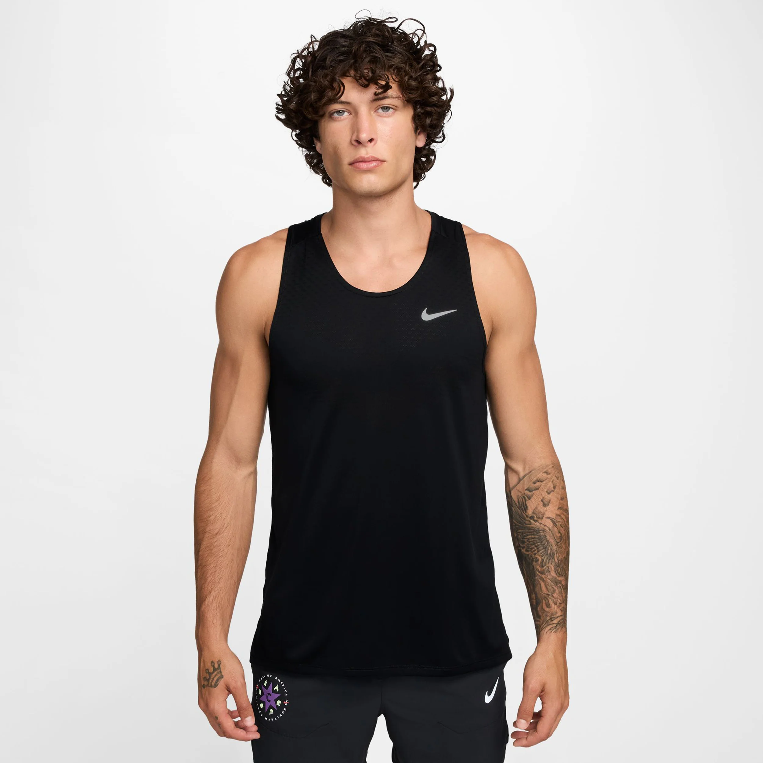 Stride Laufshirt Herren - schwarz - Image 5