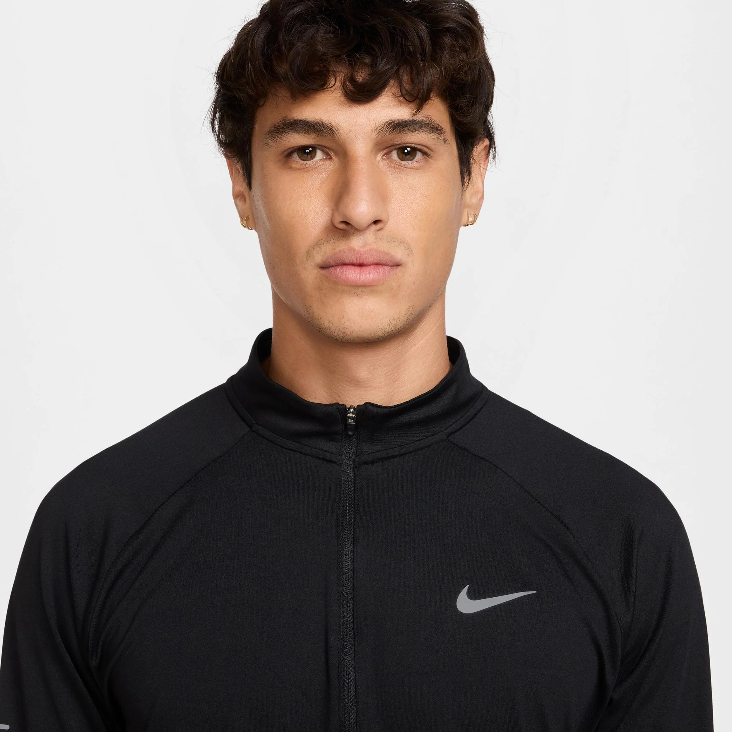 Stride Laufshirt Herren - schwarz, silber - Image 3
