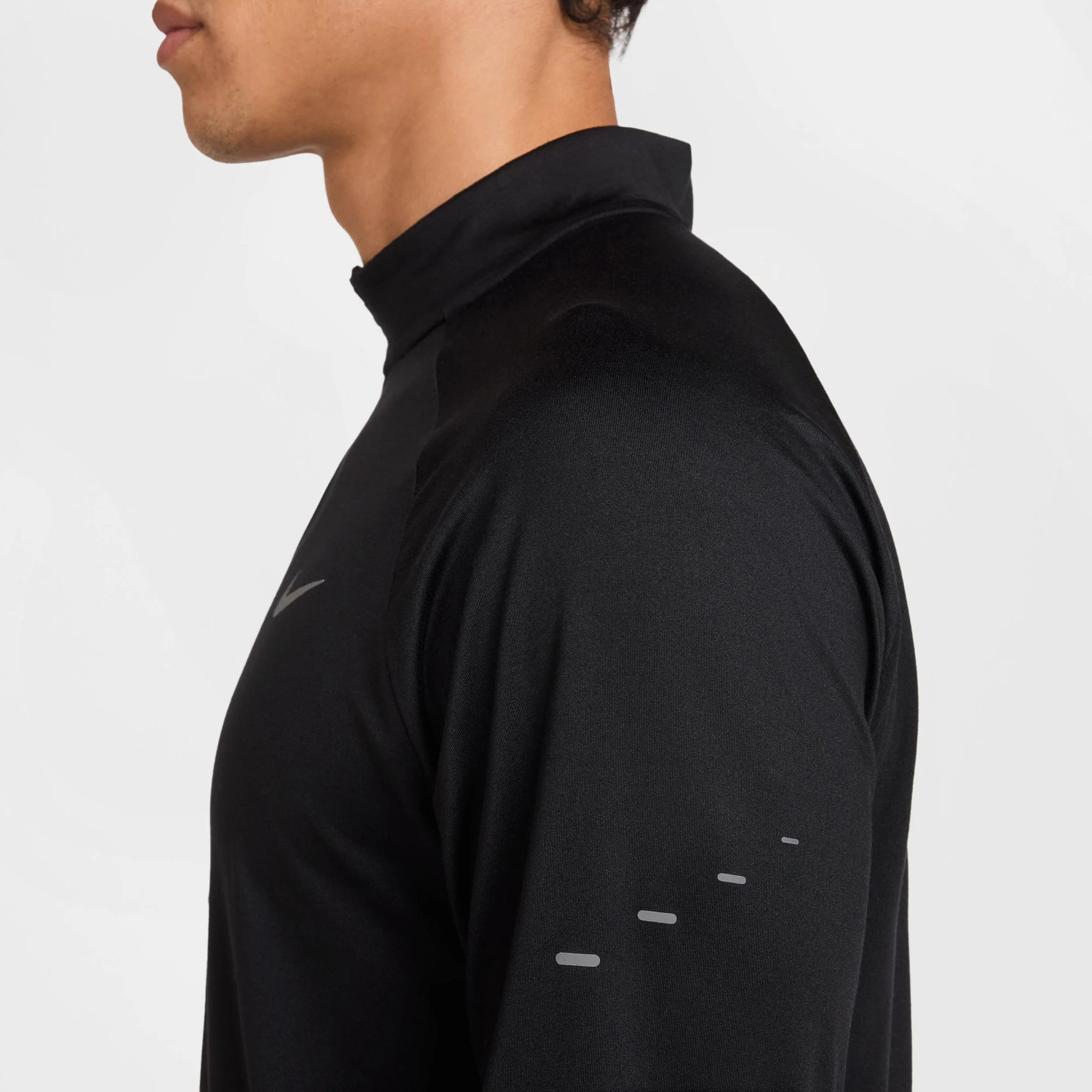 Stride Laufshirt Herren - schwarz, silber - Image 4
