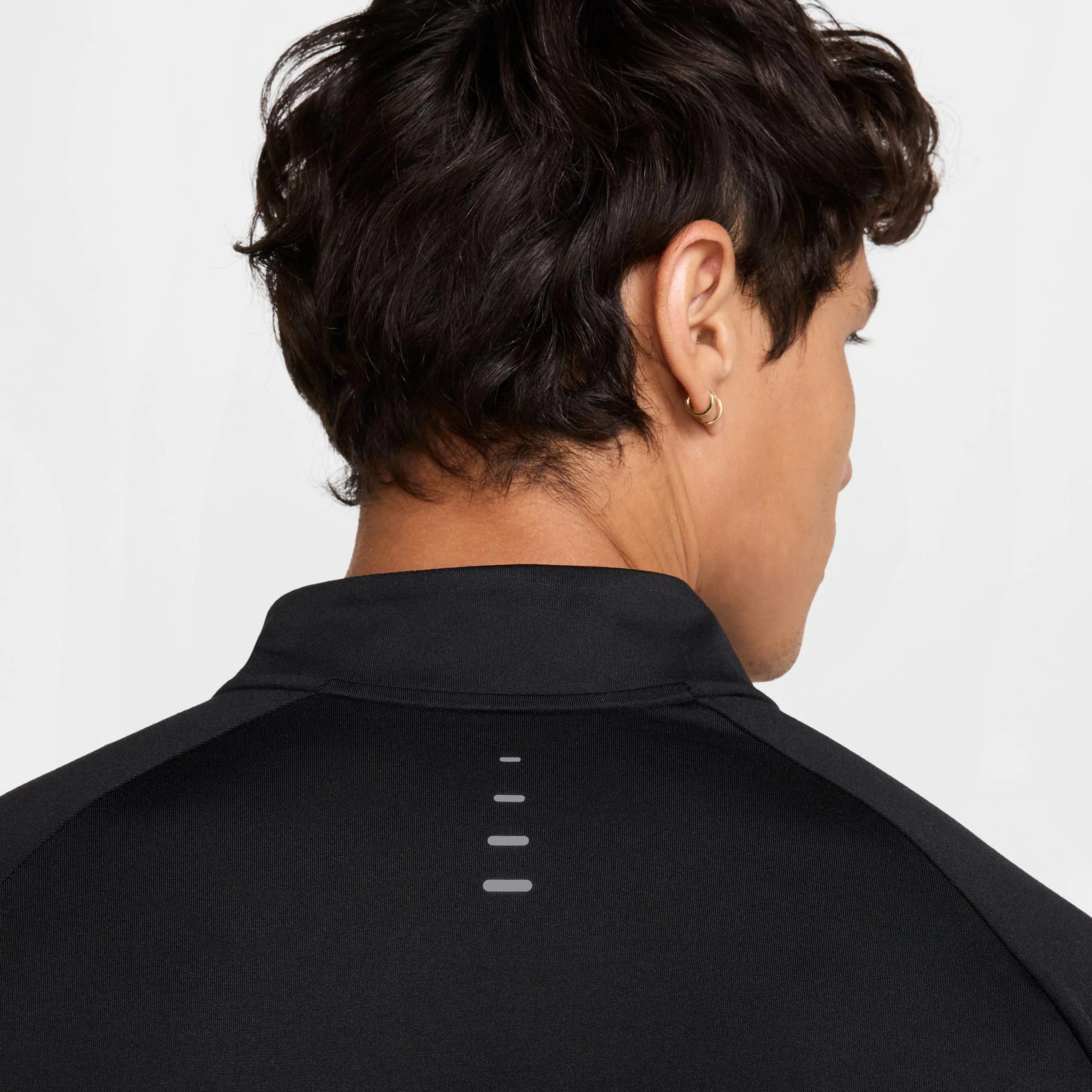 Stride Laufshirt Herren - schwarz, silber - Image 6