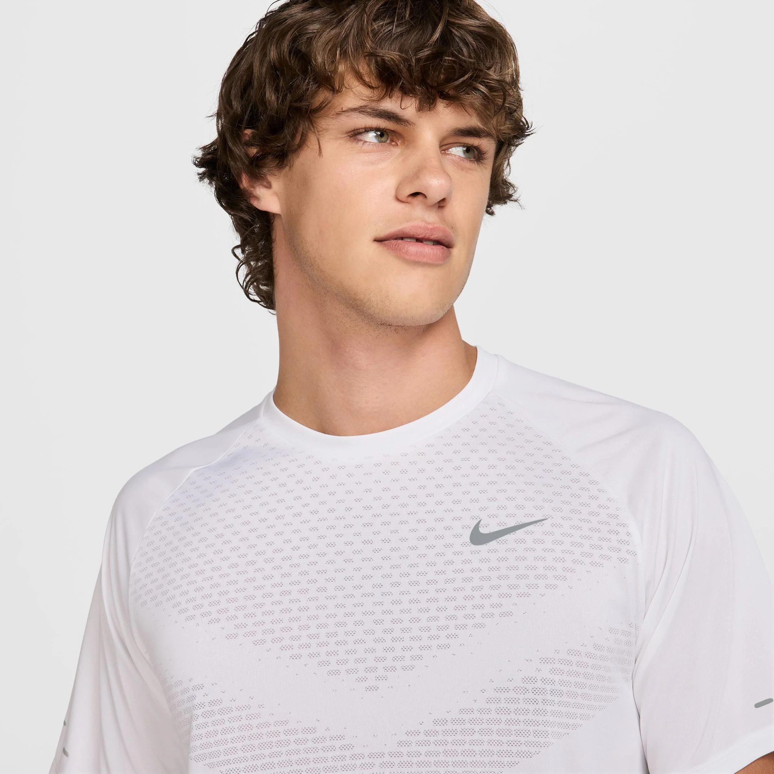 Stride Laufshirt Herren - weiß - Image 3