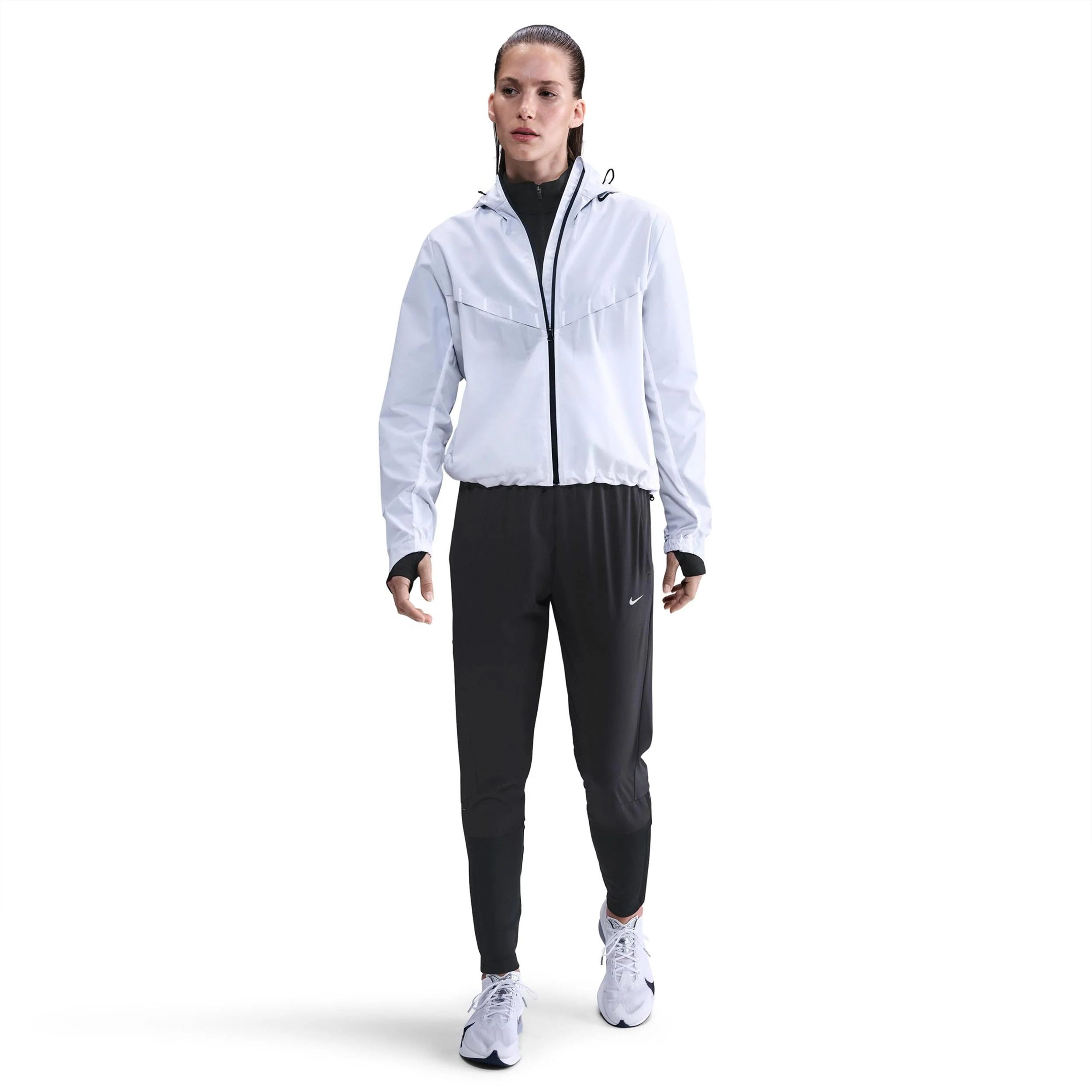 Swift Laufhose Damen - schwarz, silber - Image 2