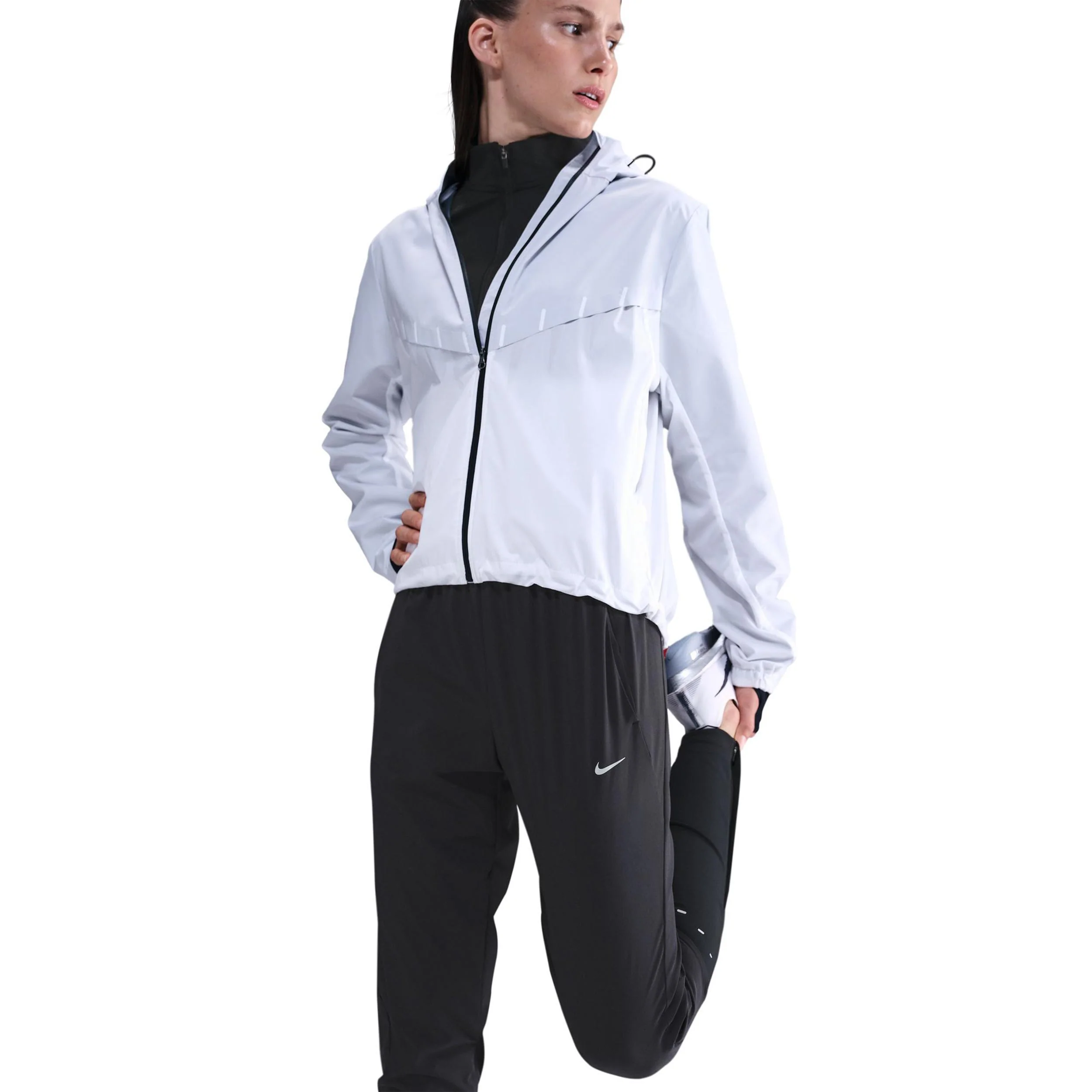 Swift Laufhose Damen - schwarz, silber - Image 5