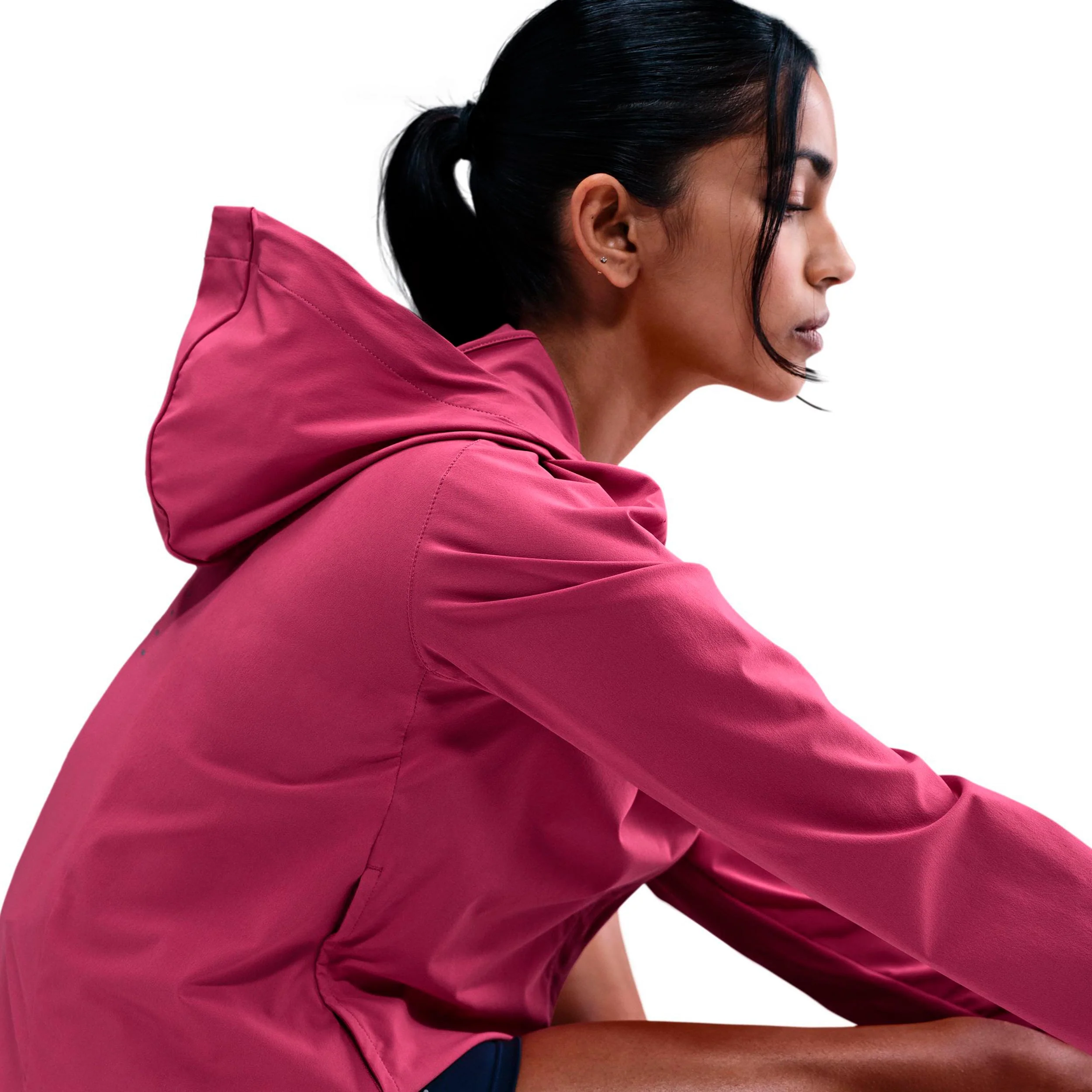 Swift Laufjacke Damen - berry, silber - Image 5