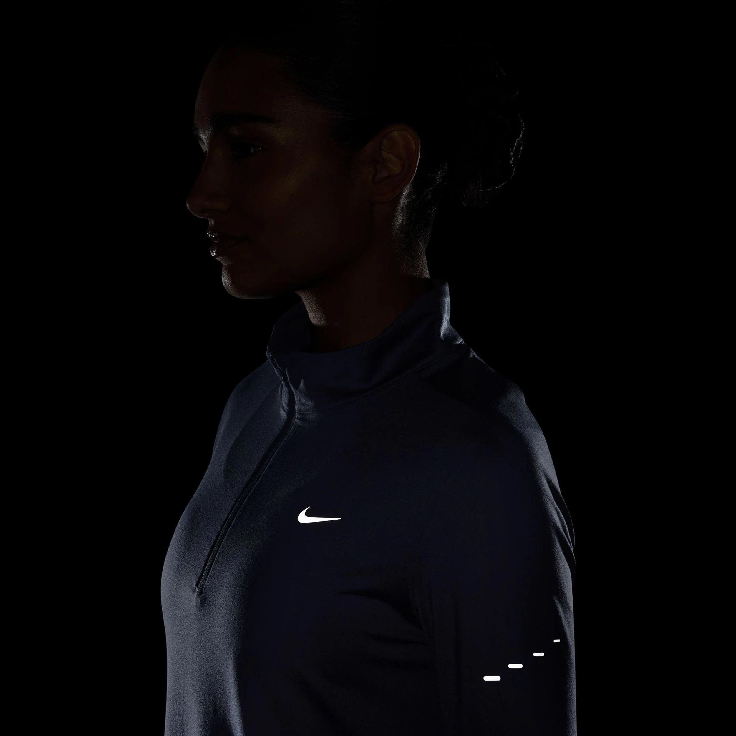 Swift Laufshirt Damen - blaugrau, silber - Image 7