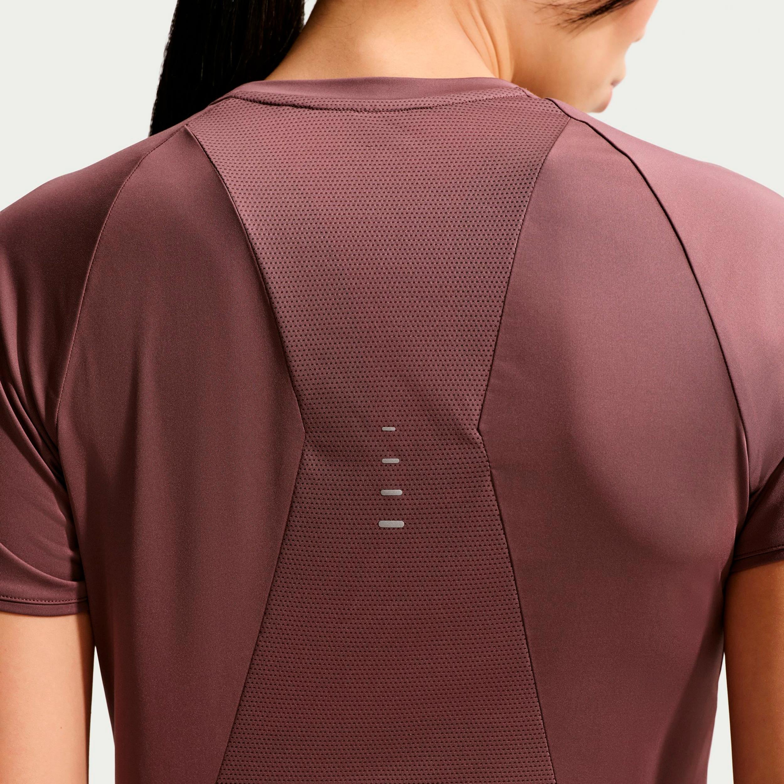 Swift Laufshirt Damen - braun, silber - Image 4
