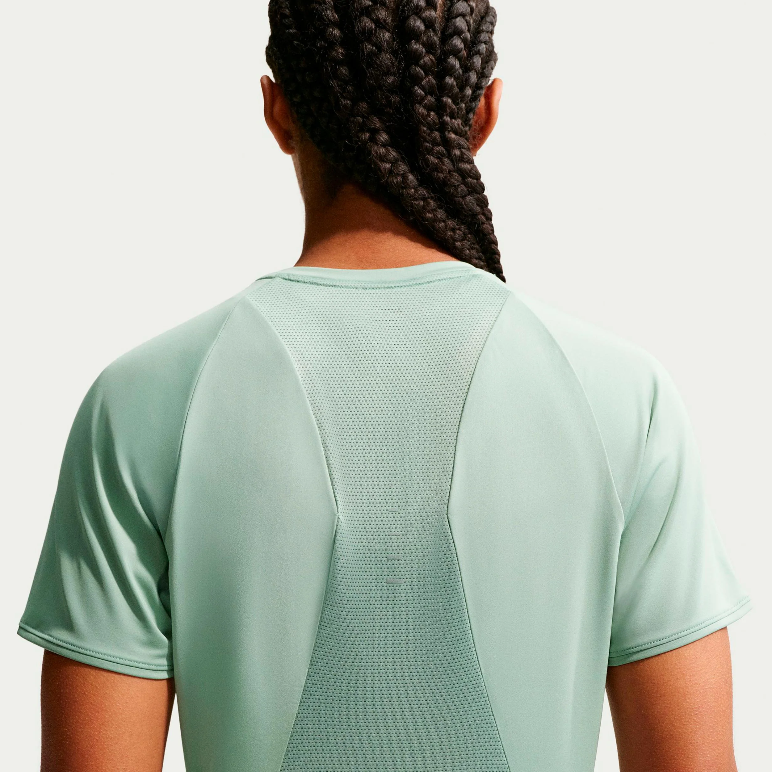 Swift Laufshirt Damen - hellgrün, silber - Image 4