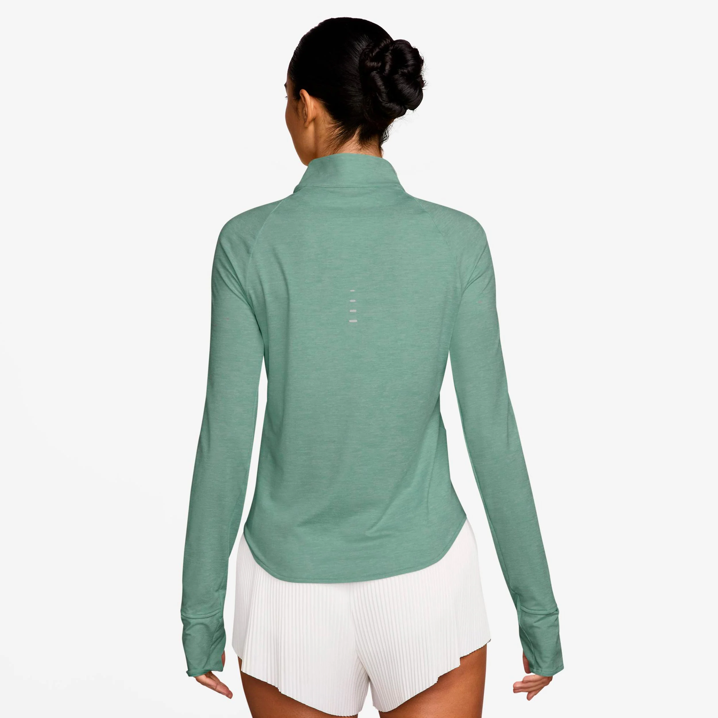 Swift Laufshirt Damen - hellgrün, silber - Image 2