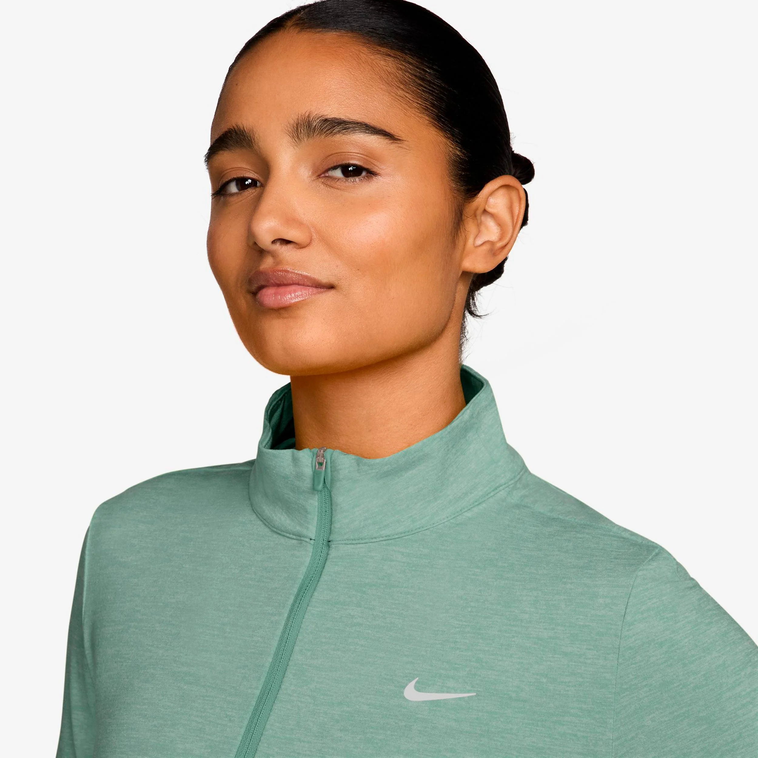 Swift Laufshirt Damen - hellgrün, silber - Image 3